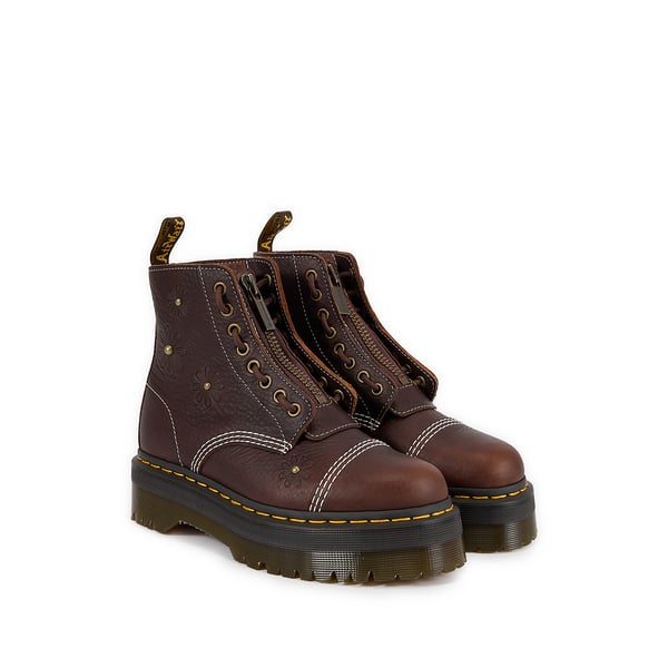 DR MARTENS Boots Sinclair Flower en cuir mélangé