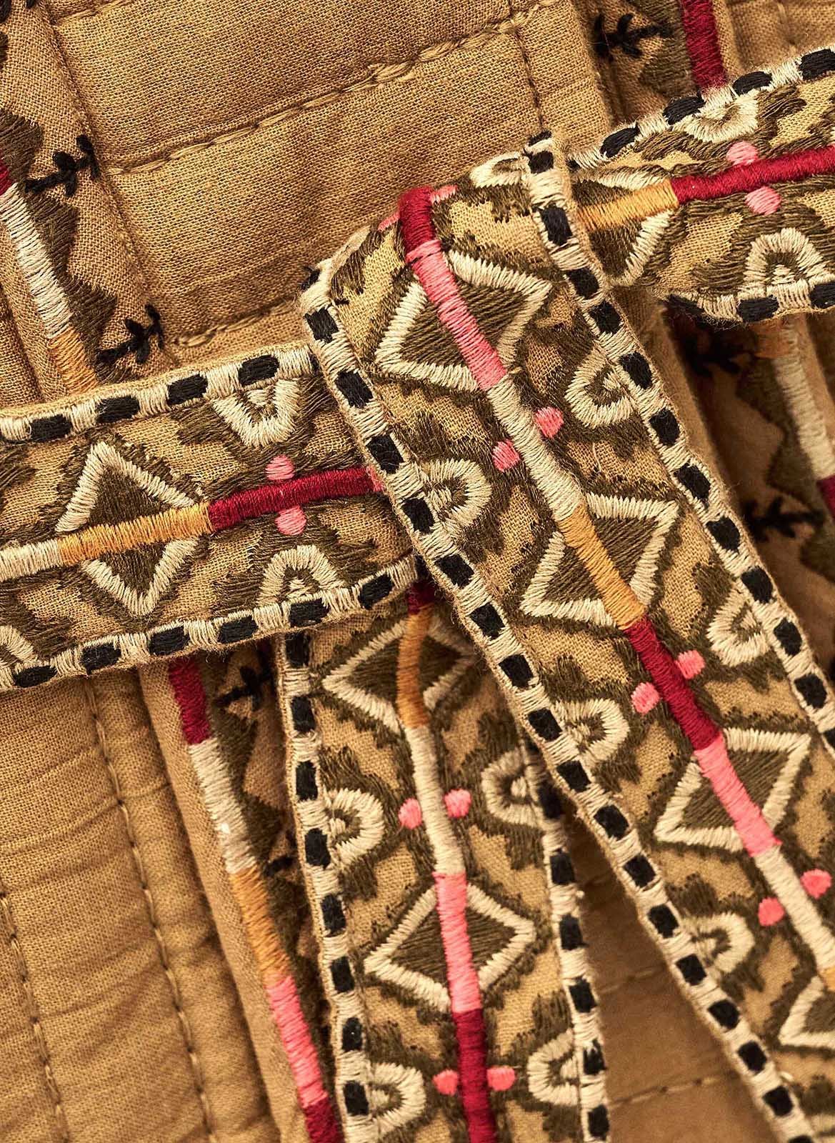 Veste col châle en coton cocoon BA&SH Marron