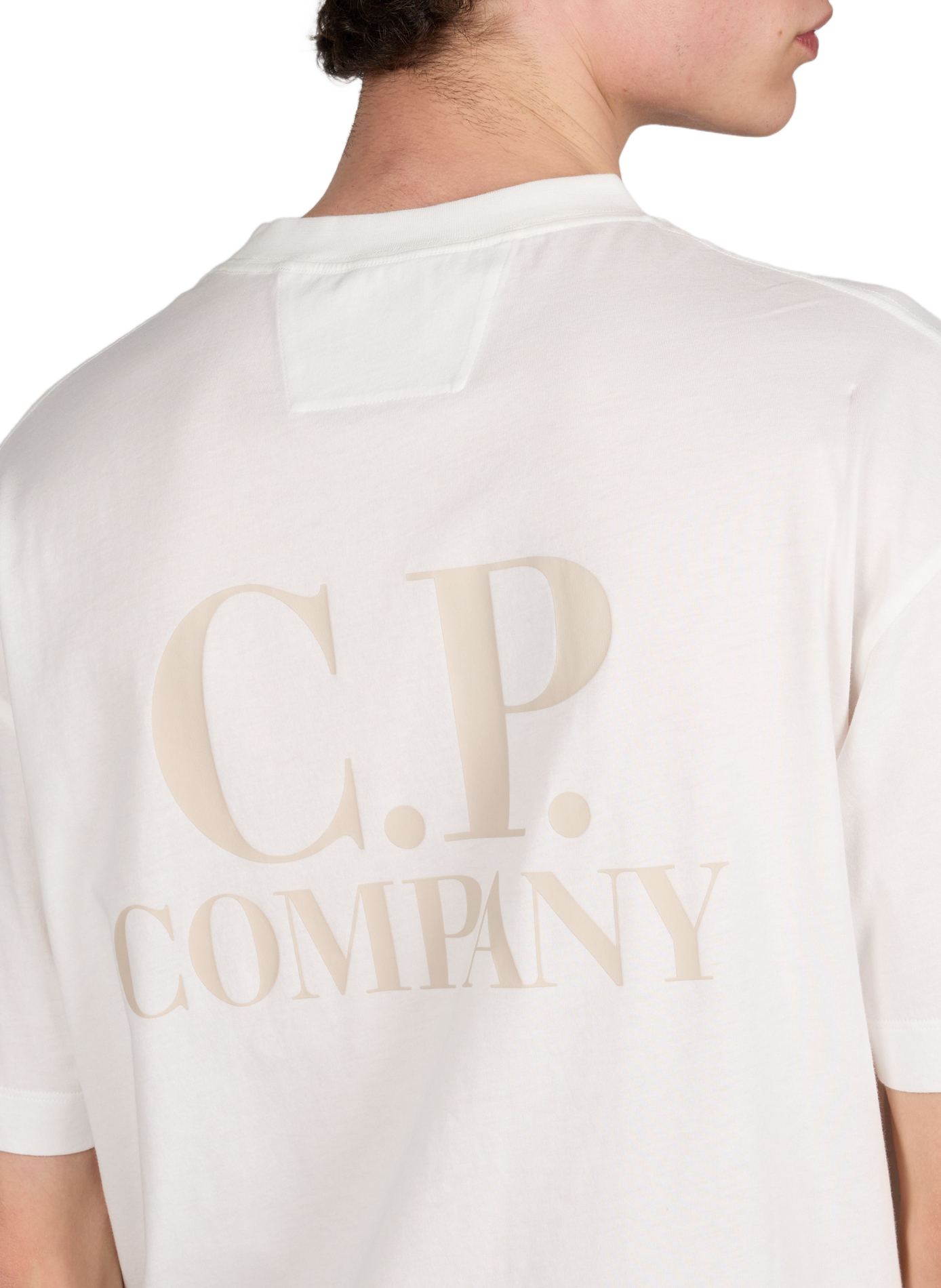 Cotton Logo T-shirt CP COMPANY White