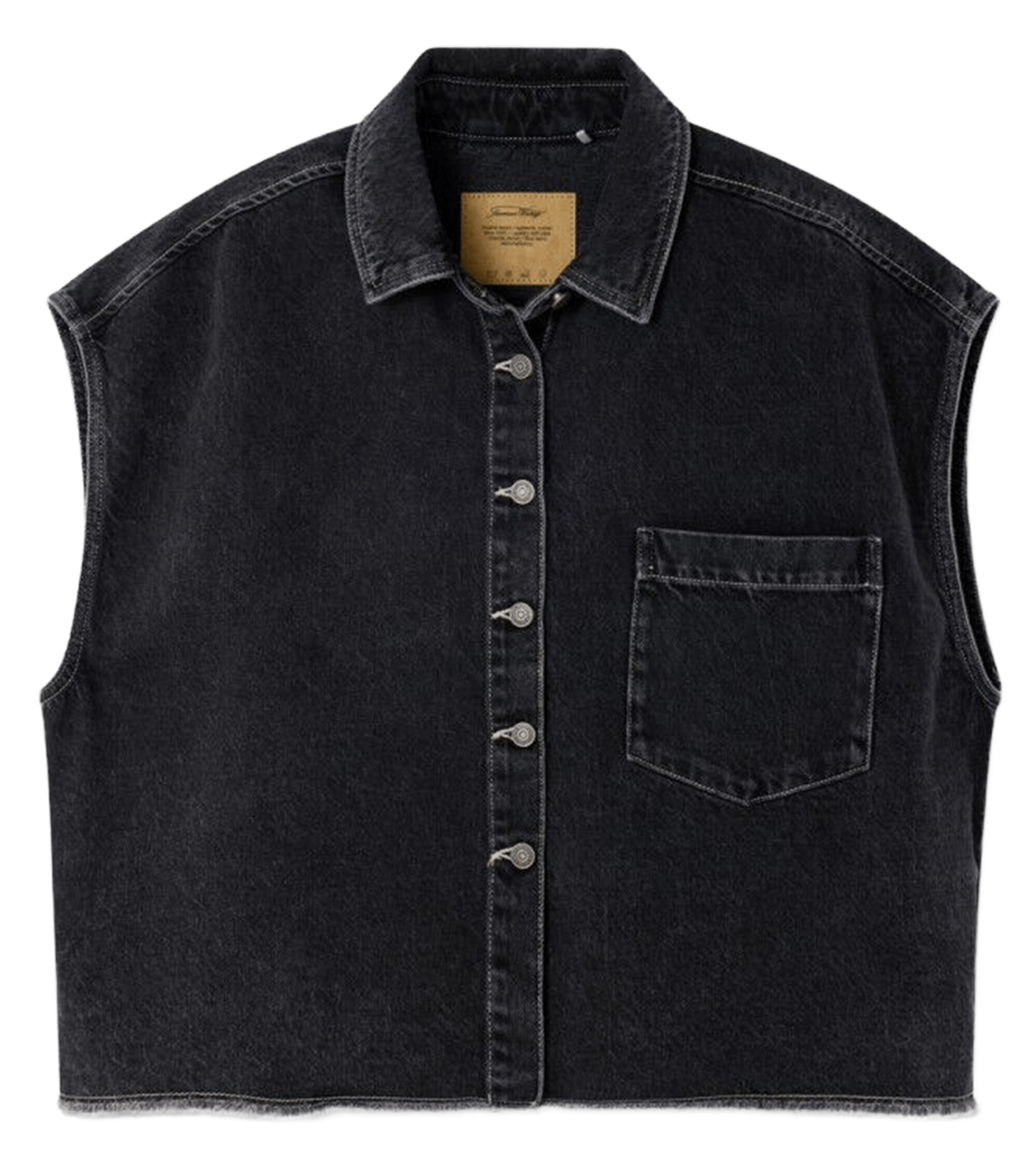 Chemise en jean yopday-b AMERICAN VINTAGE Noir