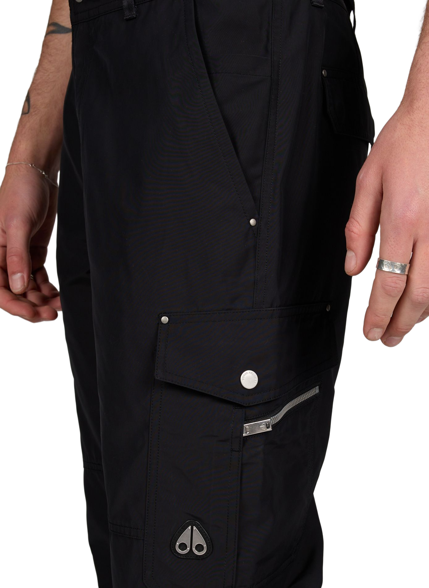 Pantalon cargo uni MOOSE KNUCKLES Noir
