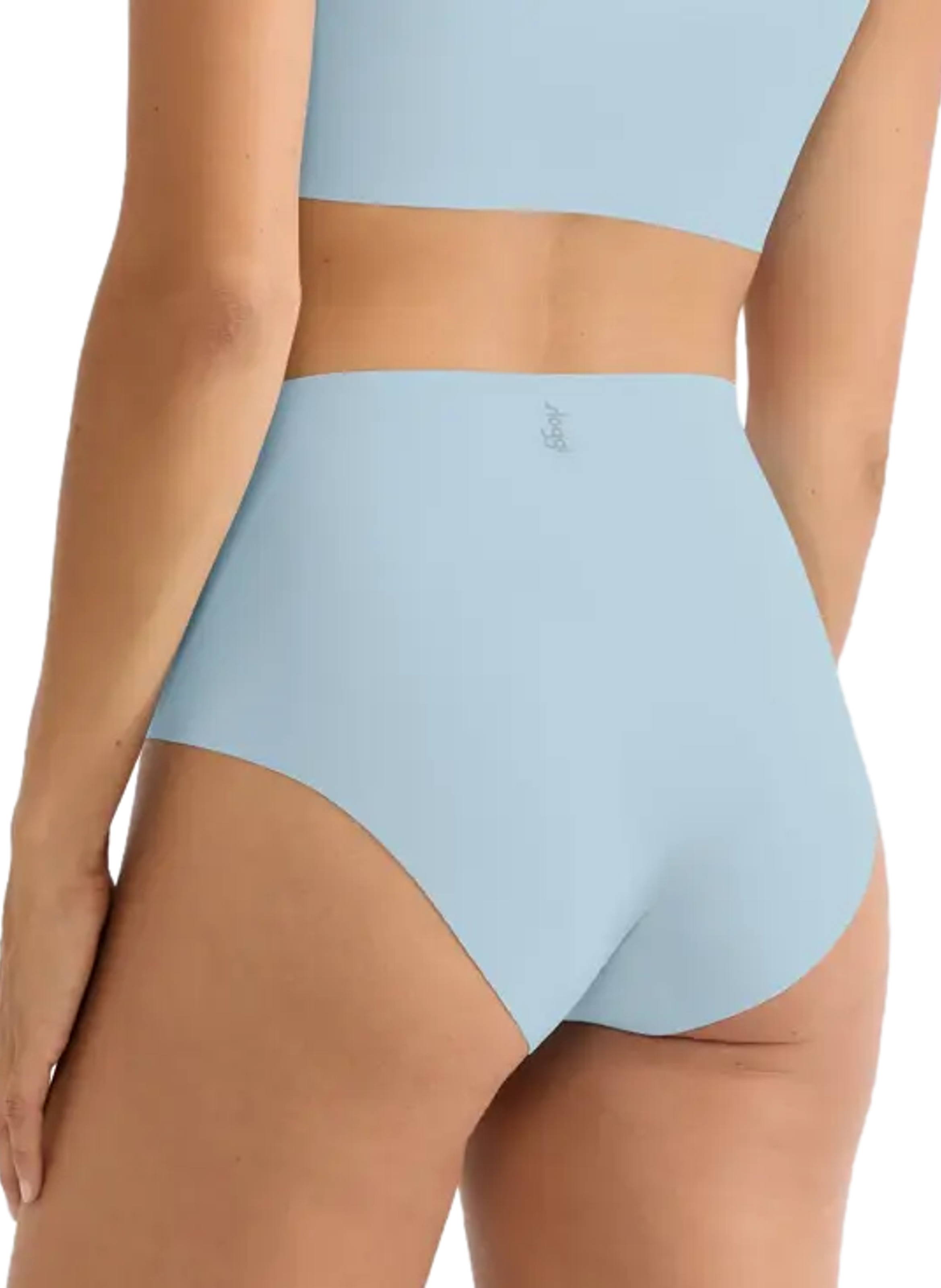 High-waisted solid color culottes SLOGGI Blue