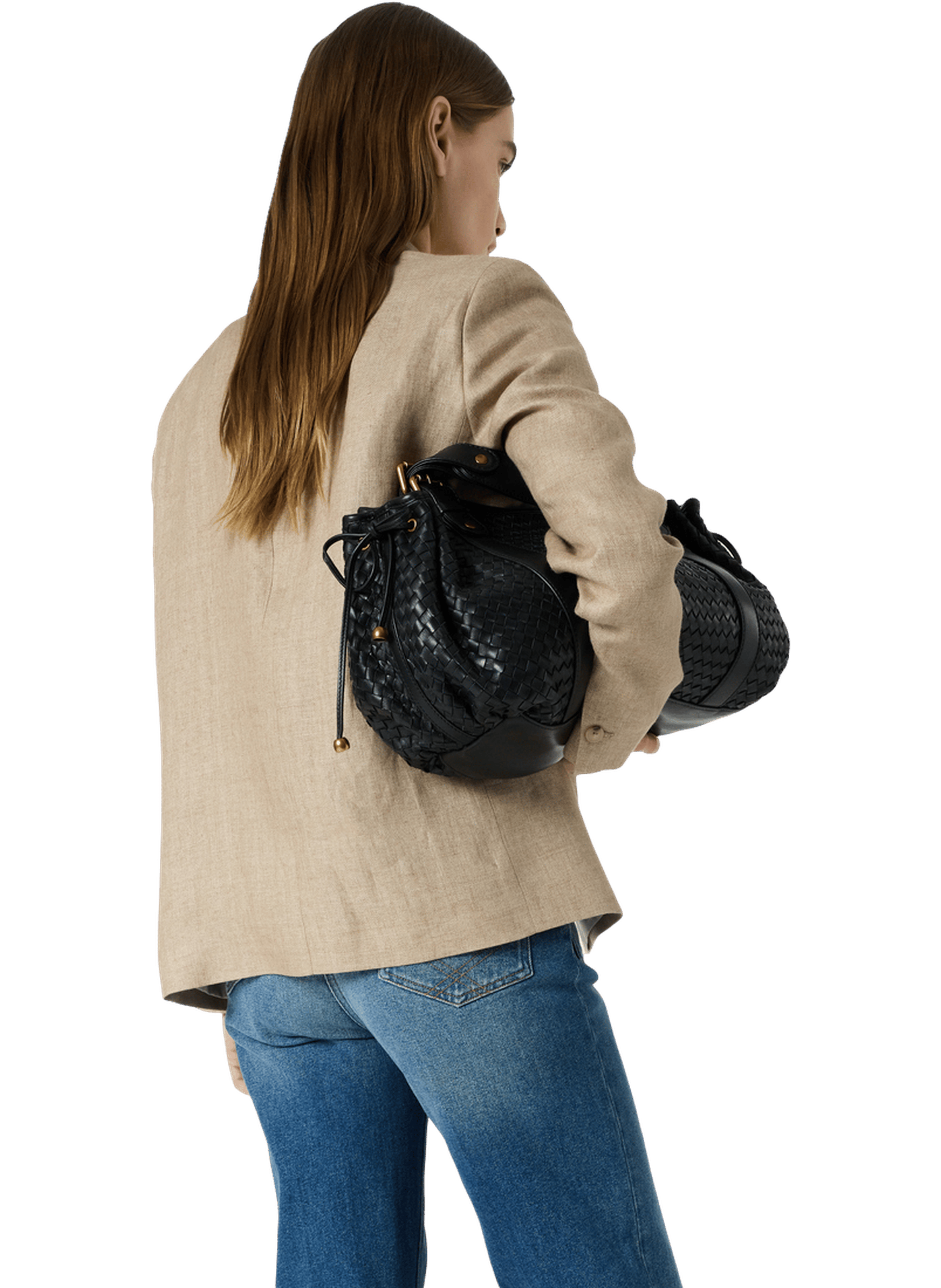 Veste de tailleur en lin - taliya GERARD DAREL Beige