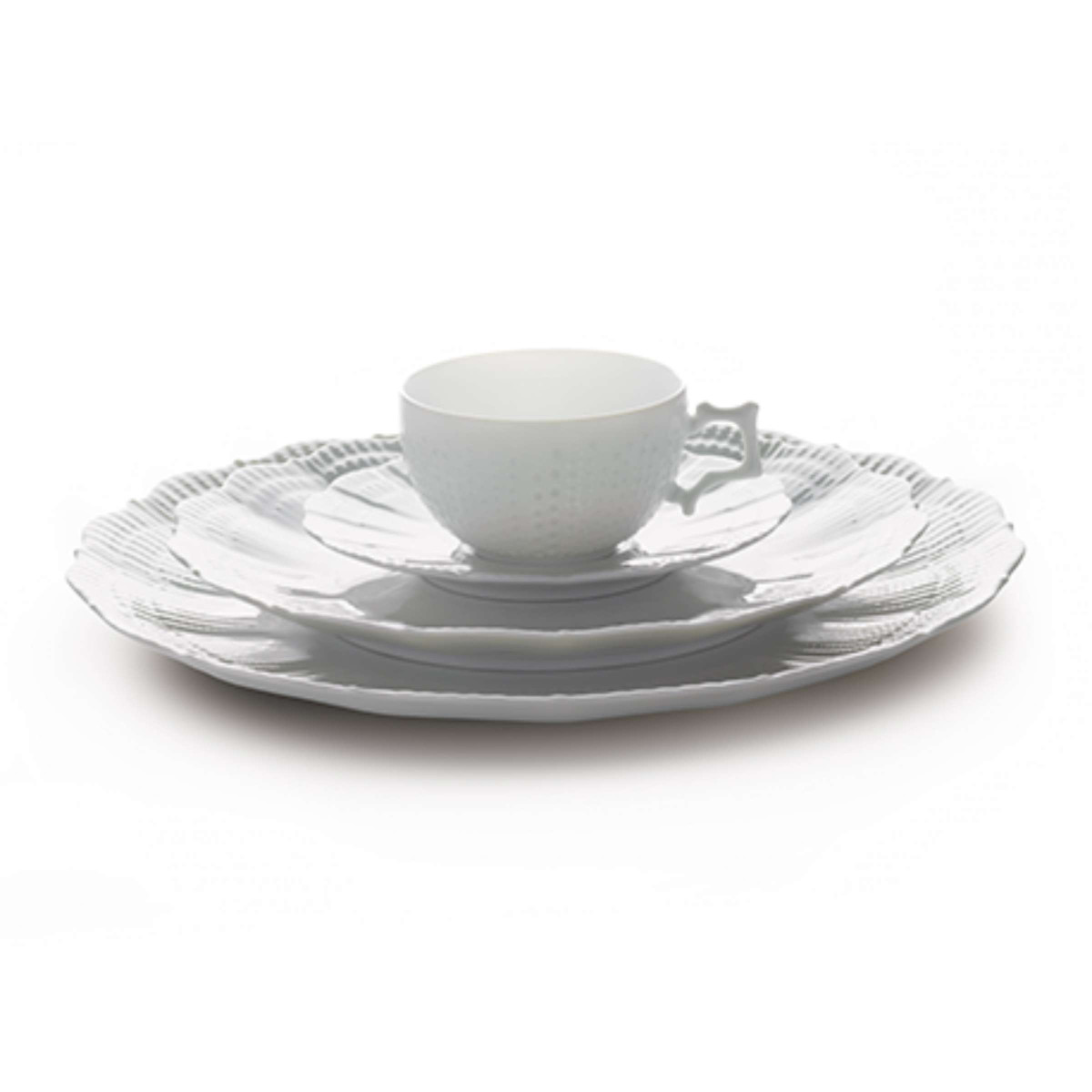 Corail - assiette de présentation 31.5 cm (lot de 3) MEDARD DE NOBLAT Blanc