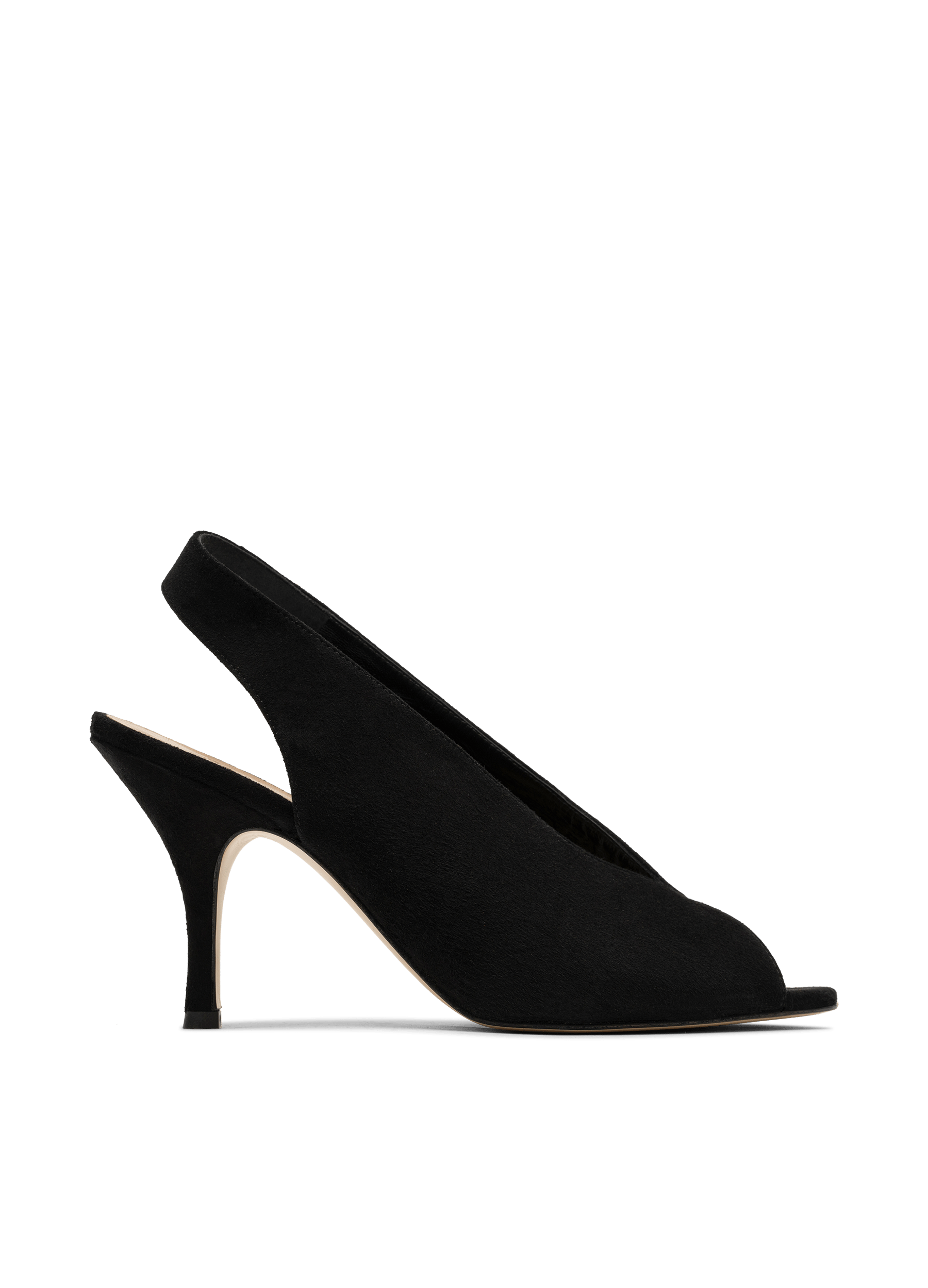 Sandales tino en nappa PARALLELE Noir