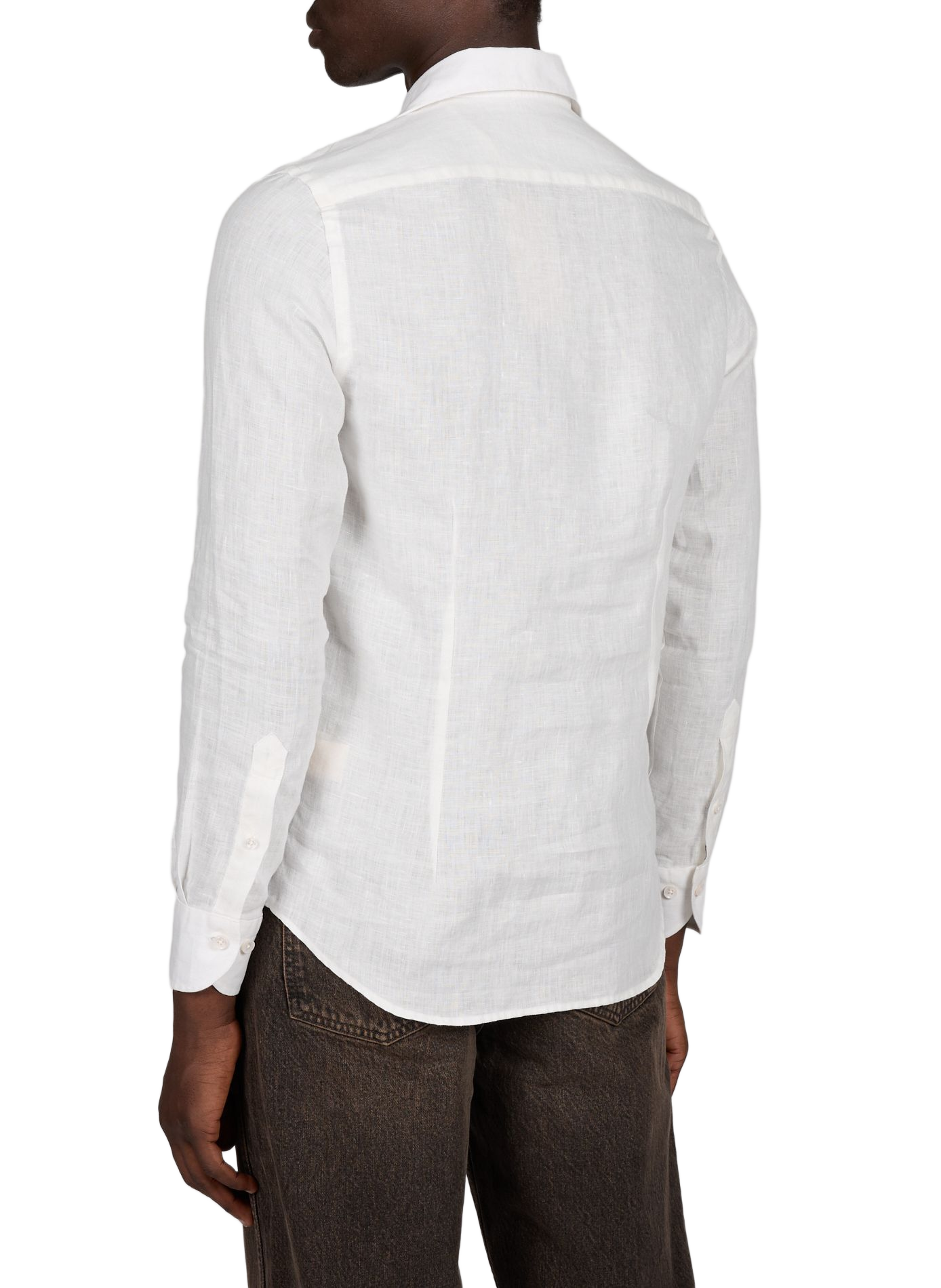 Straight linen shirt AURELIEN Beige