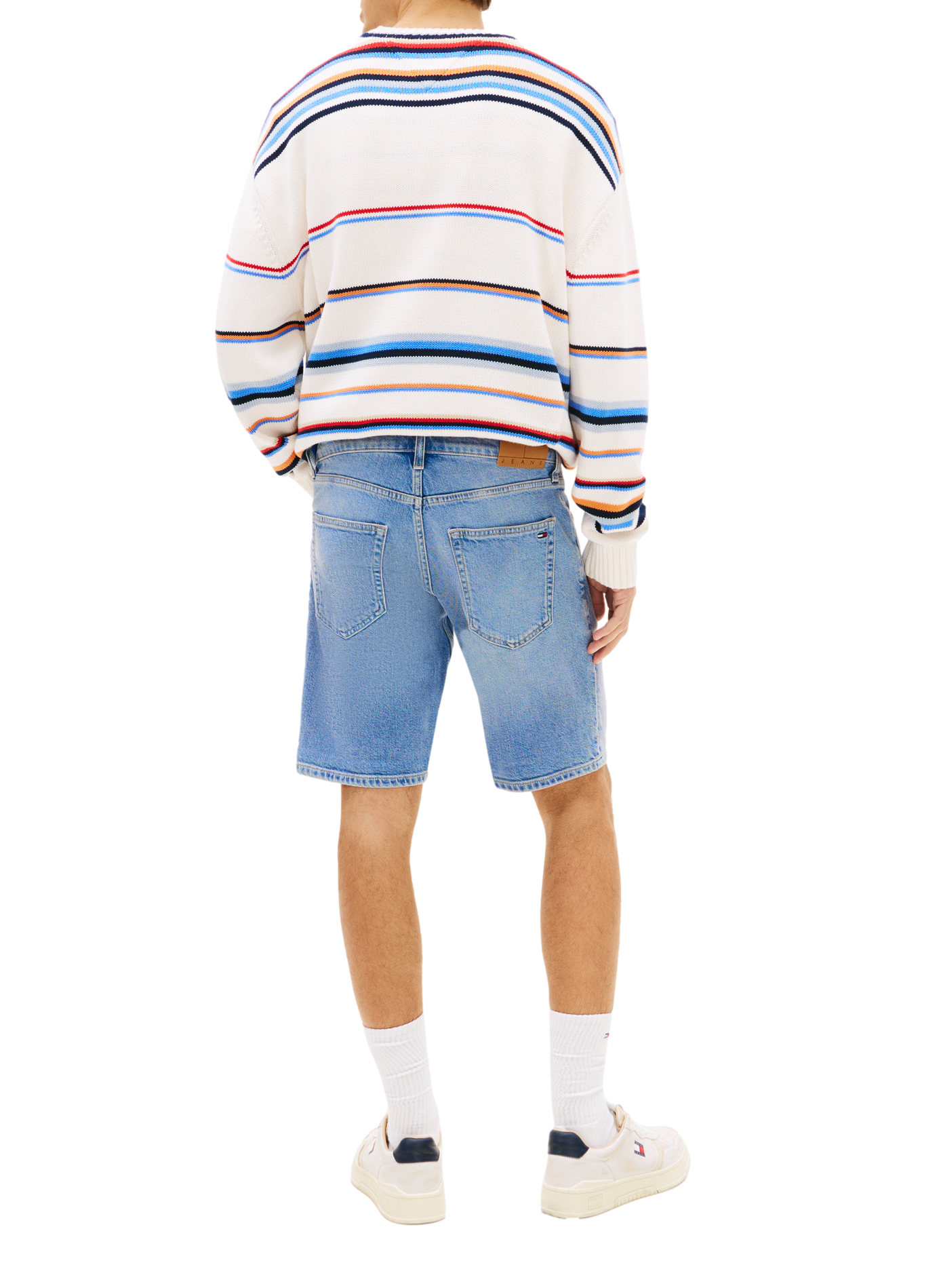 Short slim Scanton in blended cotton TOMMY HILFIGER Blue