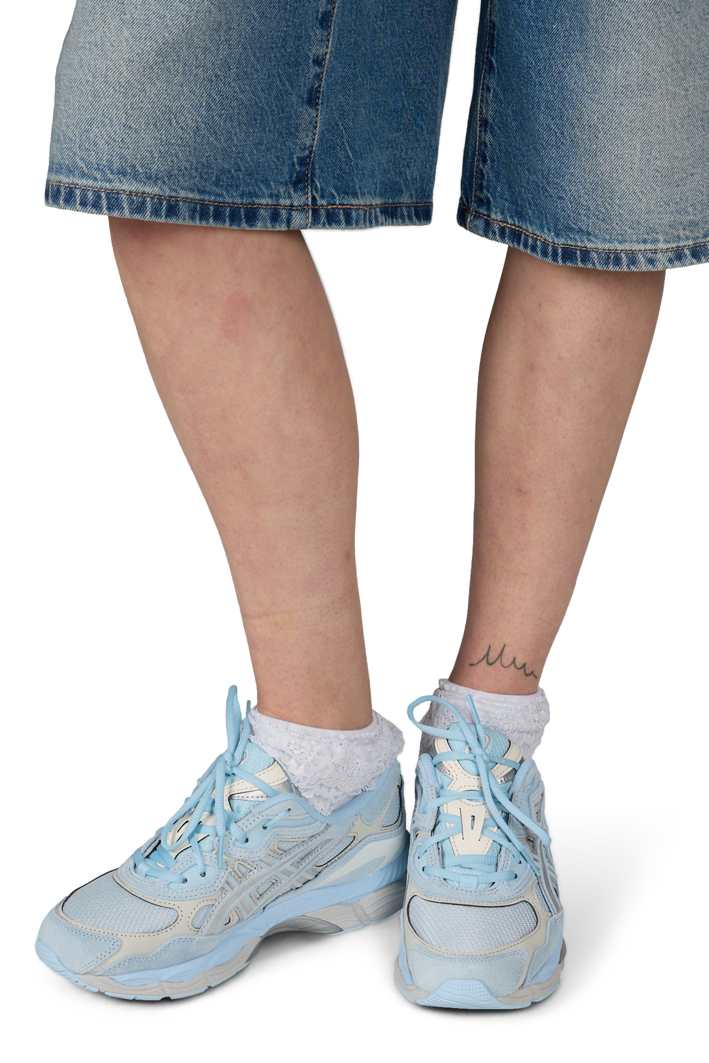 Scarpe GEL-NYC in pelle mista ASICS Blu