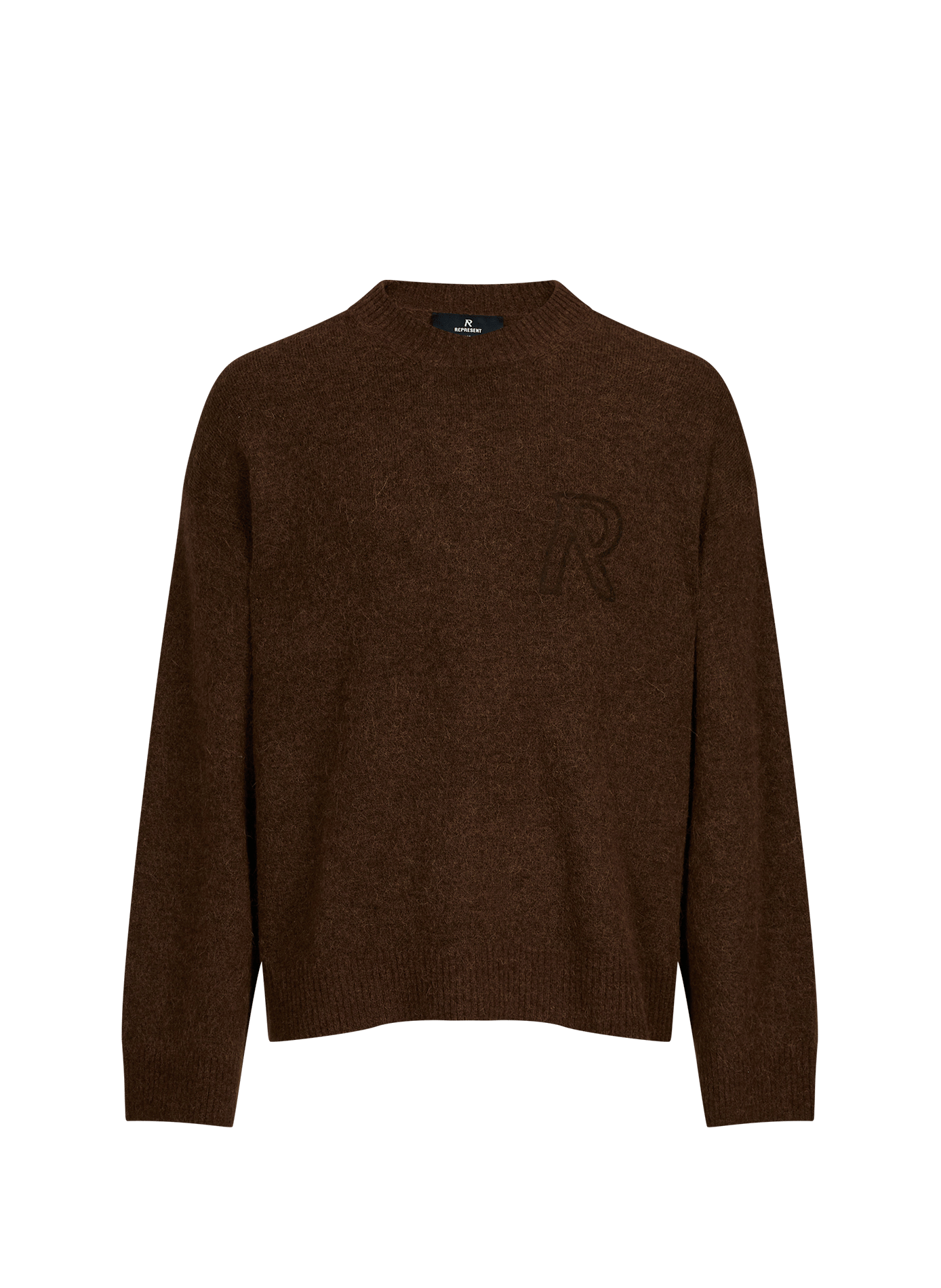 Rundhalsausschnitt-Pullover REPRESENT Braun