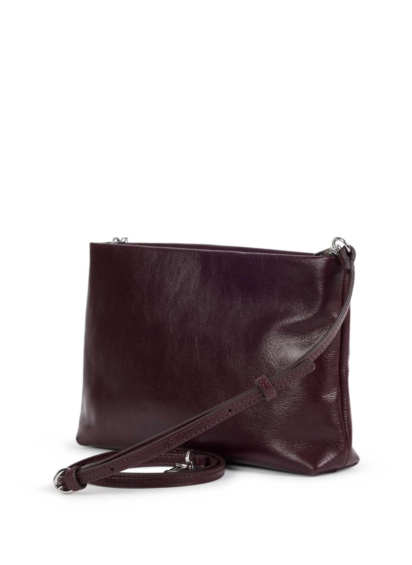 Sac porté épaule Molly en cuir NAT & NIN Violet