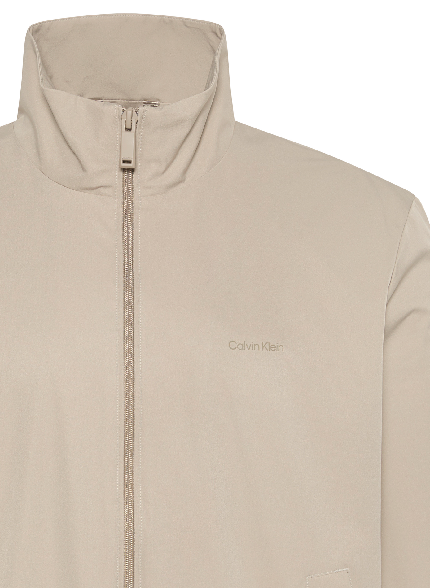 Straight jacket with logo | Khaki CALVIN KLEIN Men