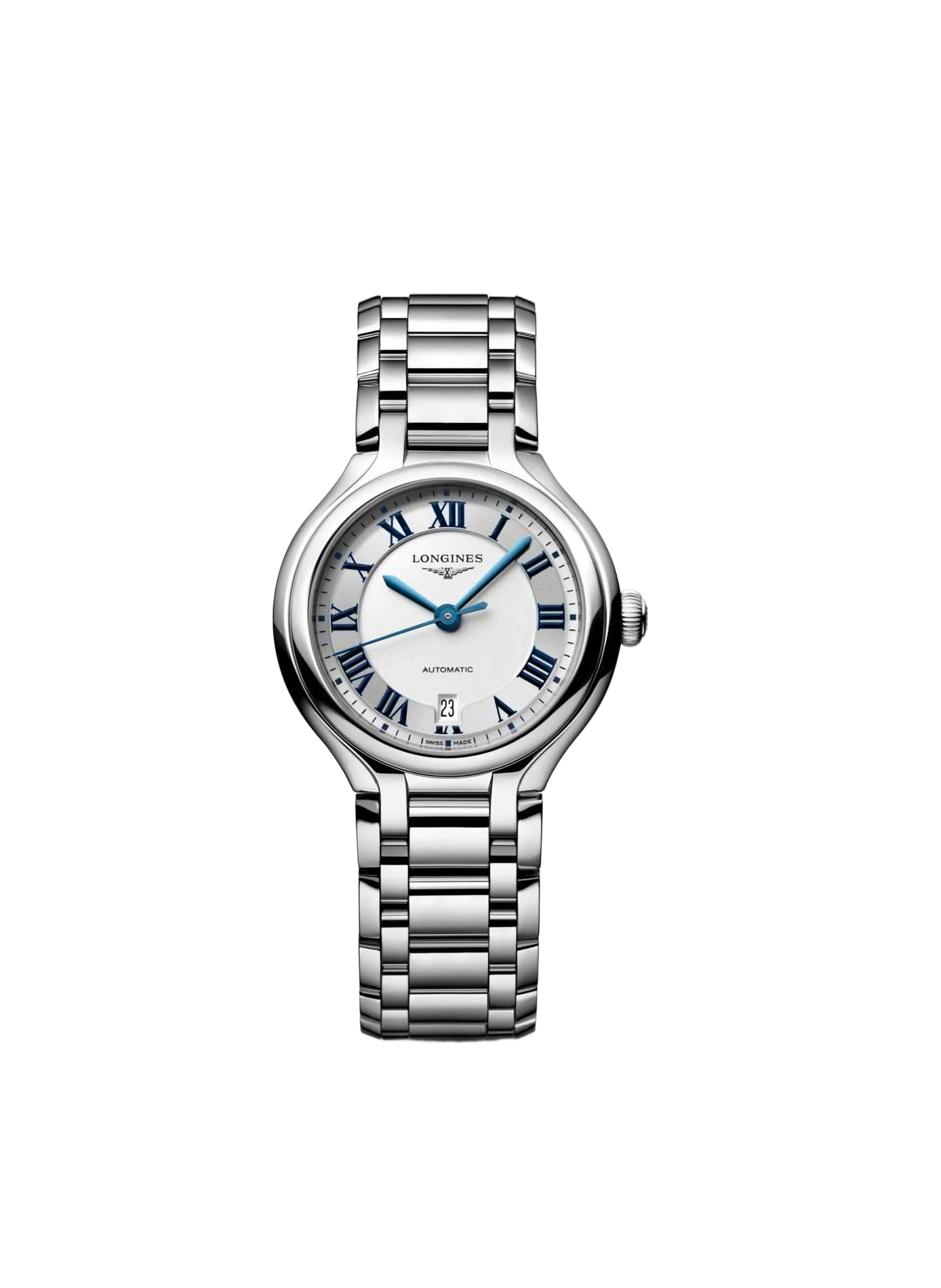 Montre automatique Longines PrimaLuna en acier inoxydable
