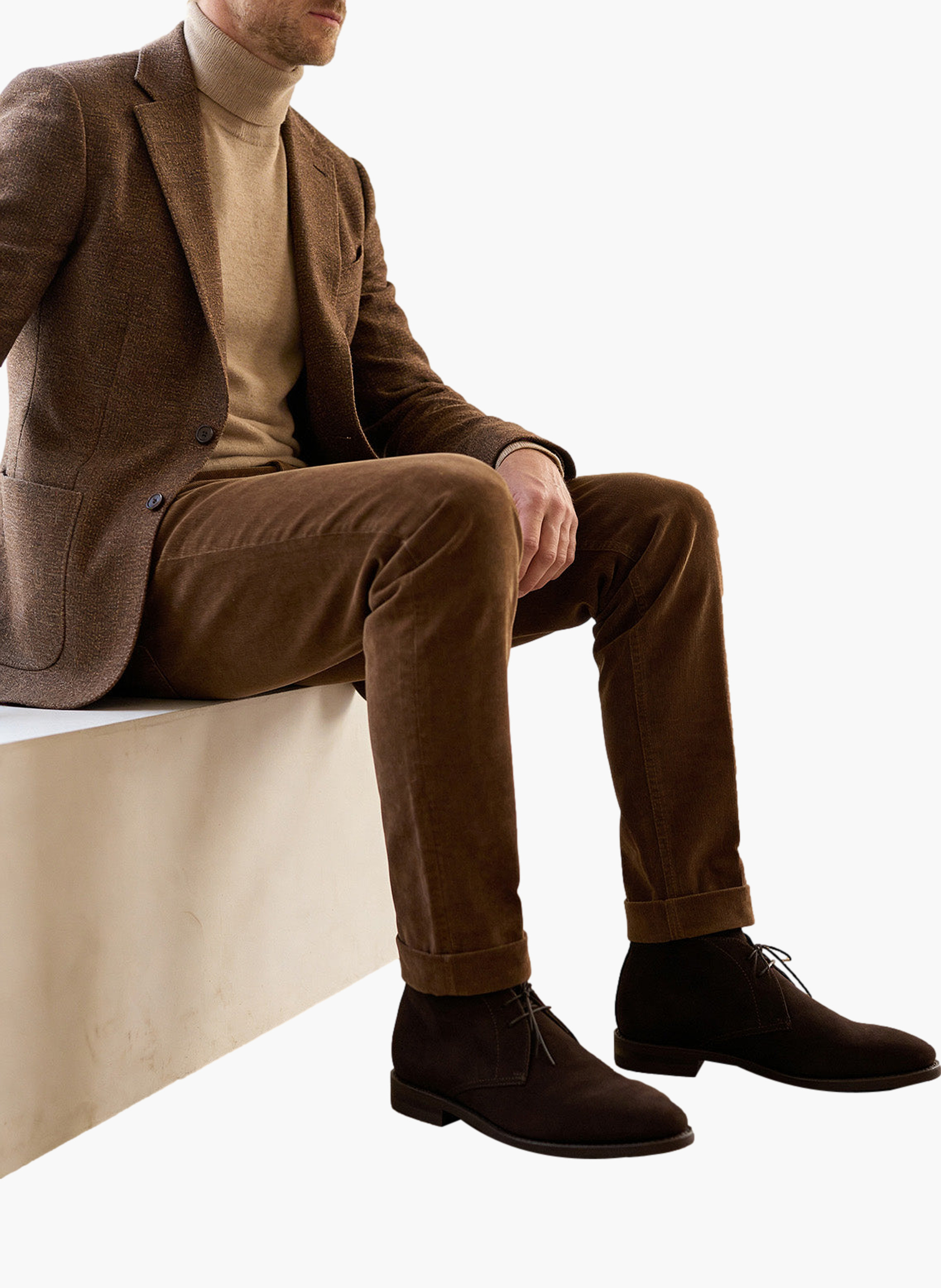 Bottines chukka FINSBURY Marron