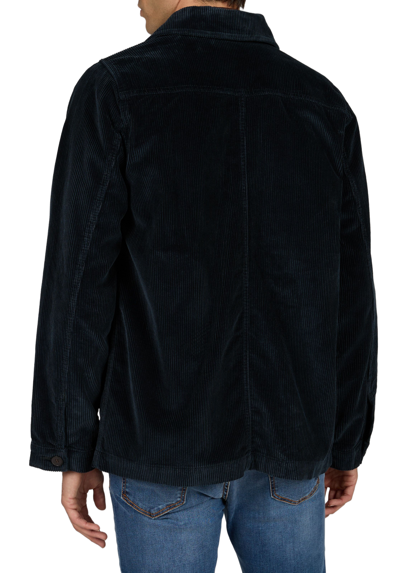 Straight Esteve jacket in ribbed cotton | Blue LAFAURIE Men