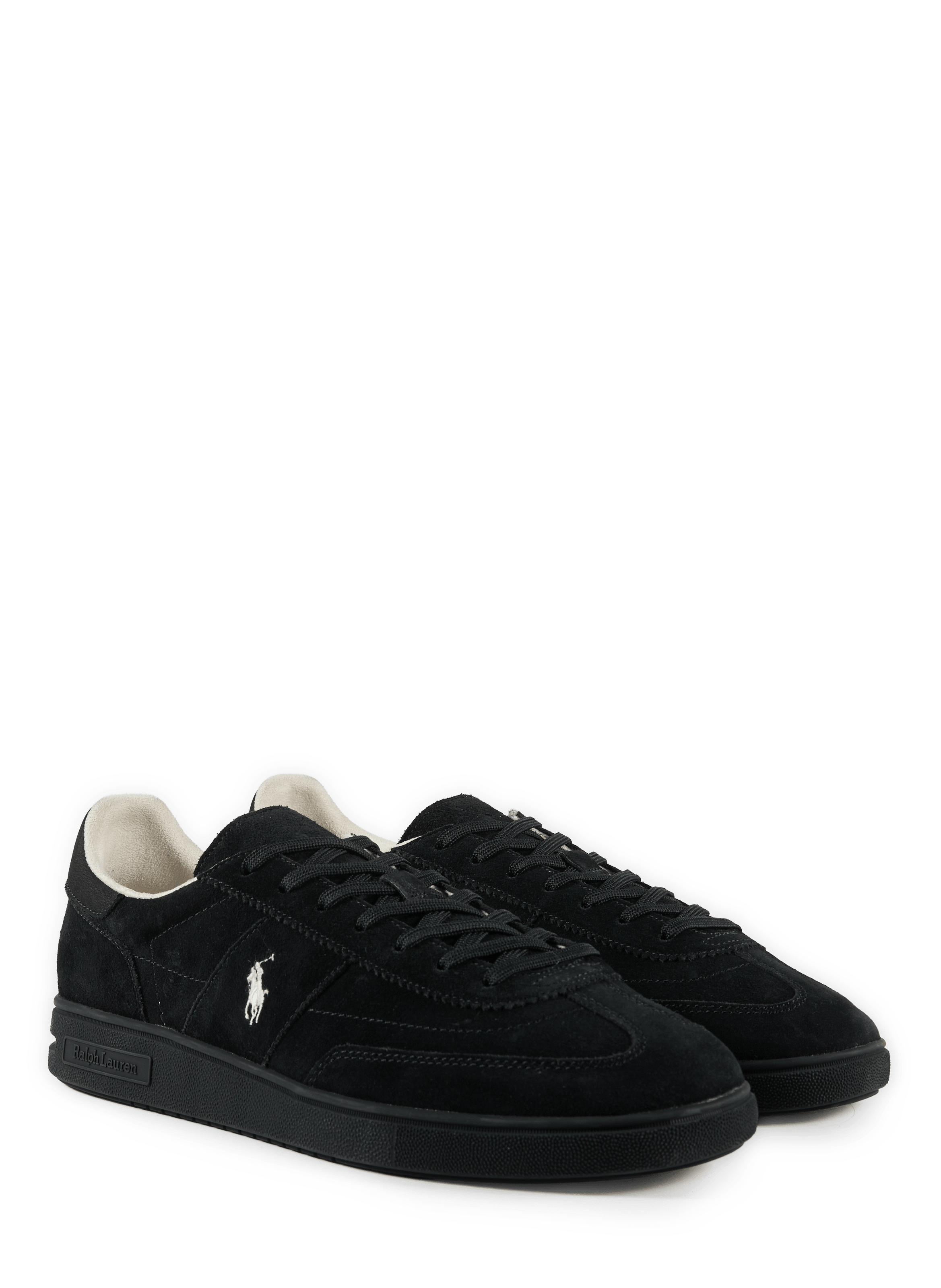 Low-top leather sneakers POLO RALPH LAUREN Black