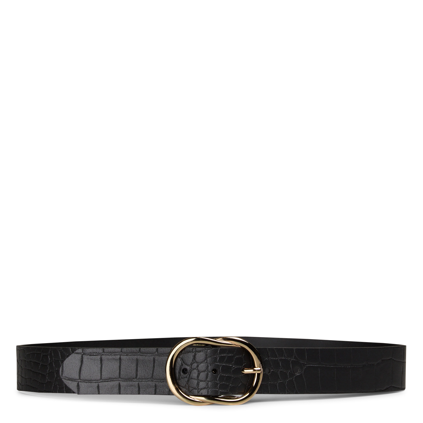 Leren riem LA FEE MARABOUTEE Zwart