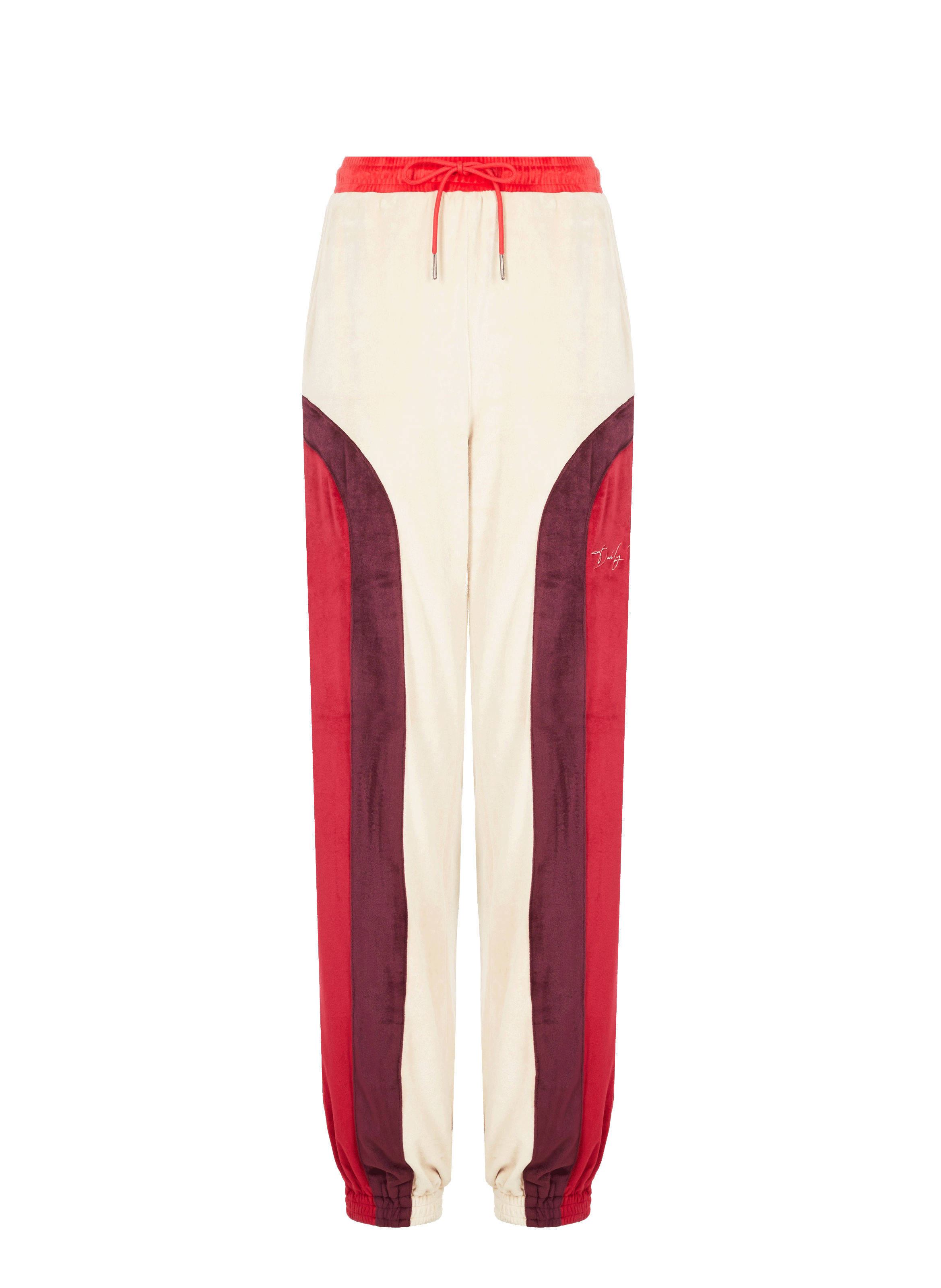 Pantalon de jogging effet velours