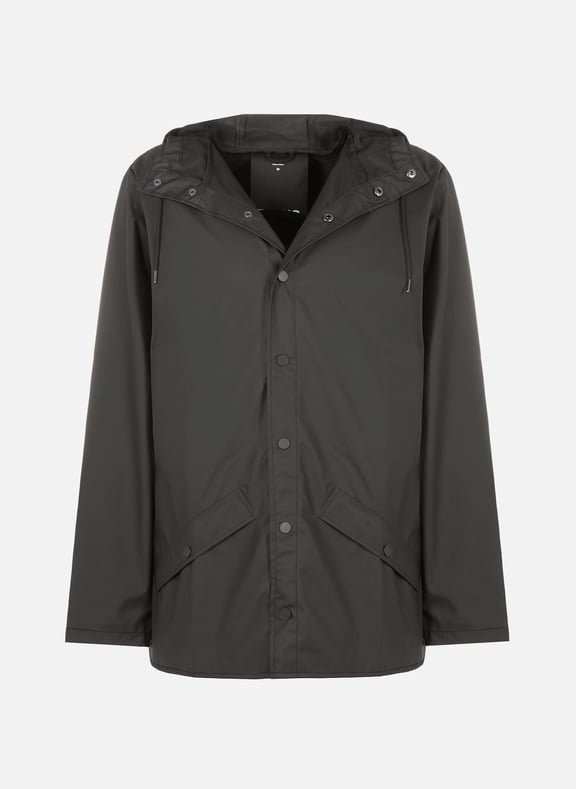 Hooded raincoat Black by RAINS RAINS Hooded raincoat Black