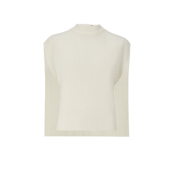 Pull sans manches en laine