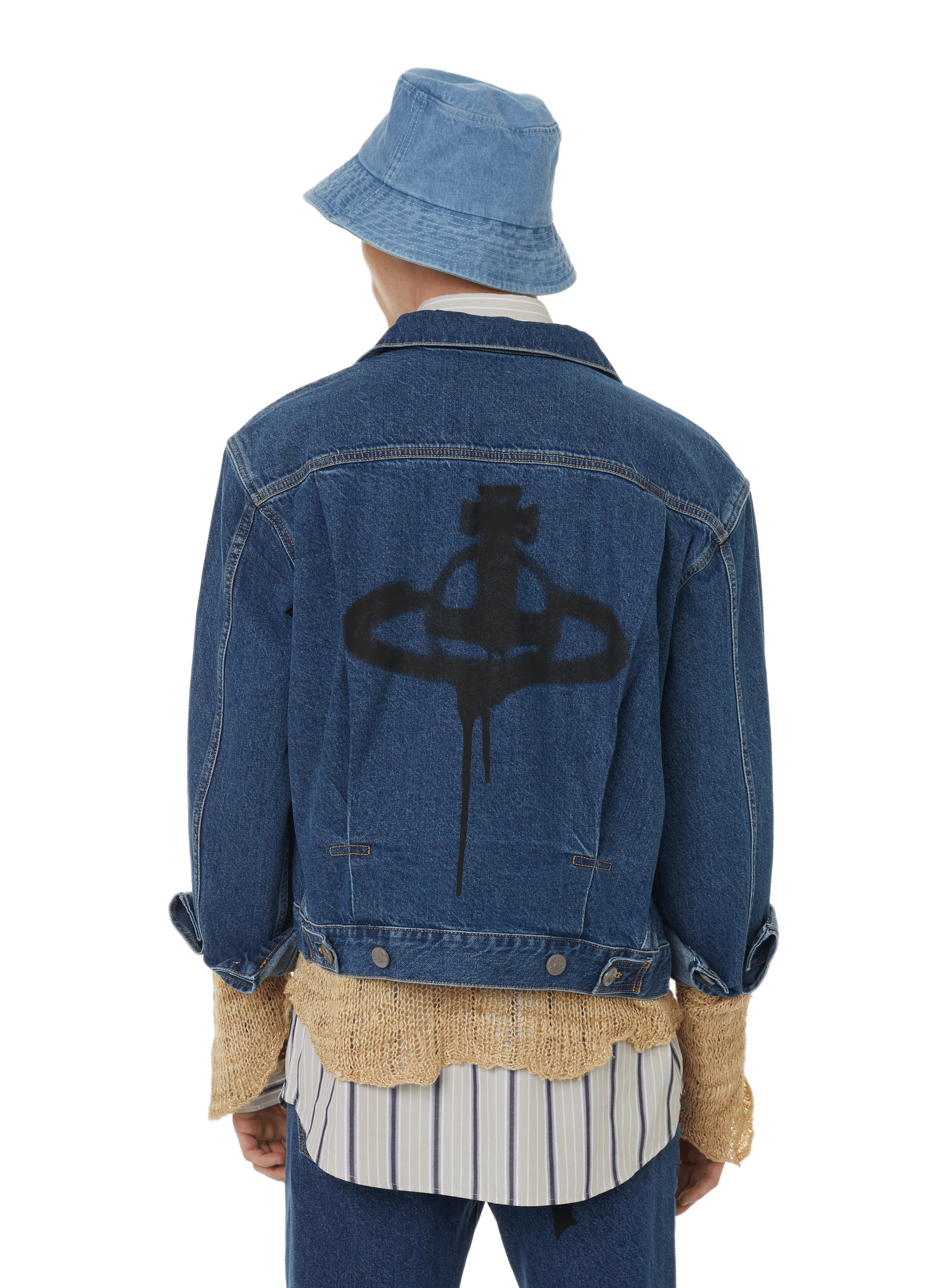 Denim bucket hat SAISON 1865 Green