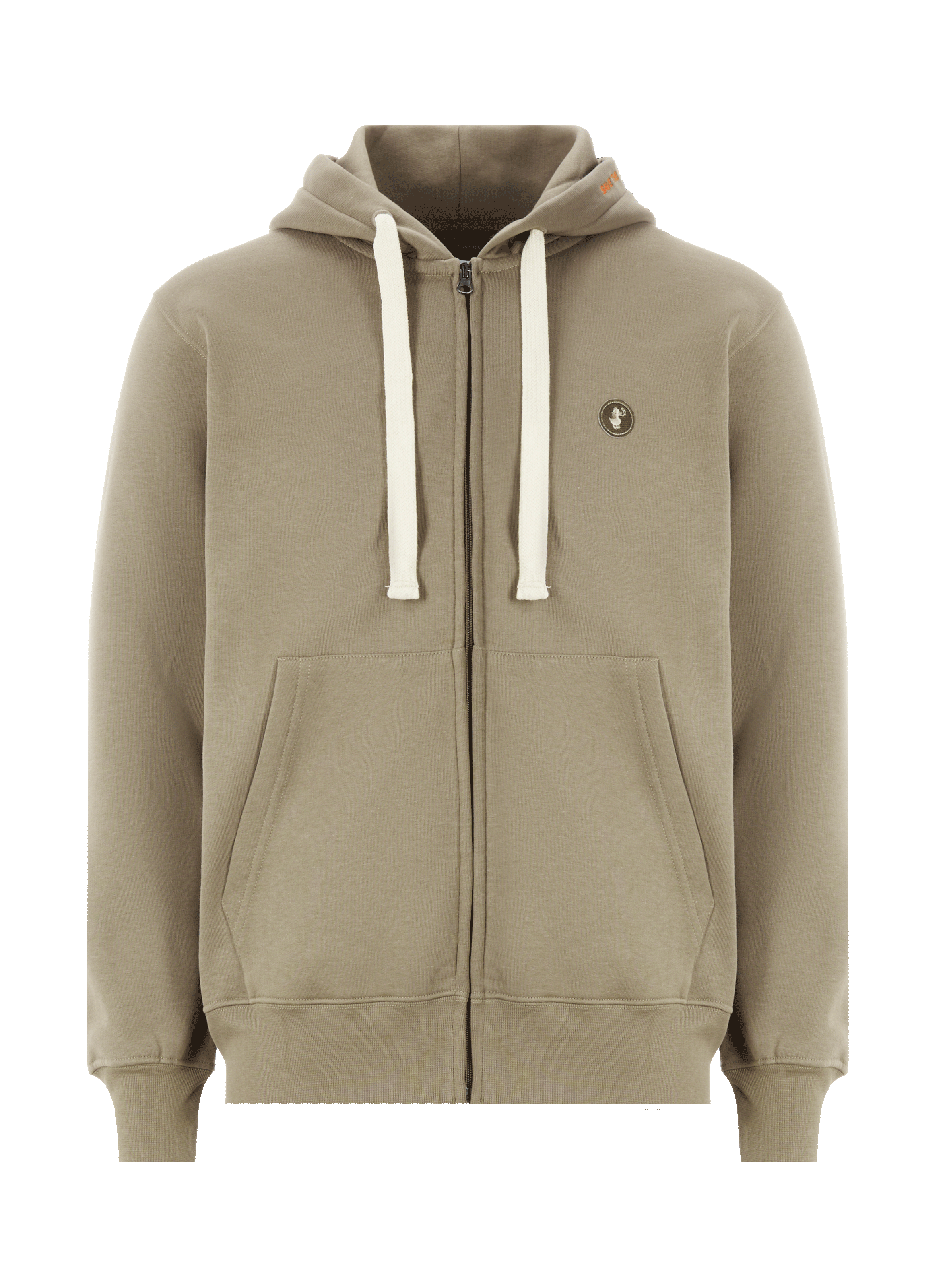 Gilet à capuche en coton mélangé