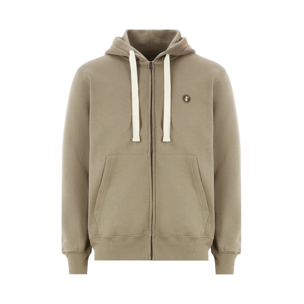 Gilet à capuche en coton mélangé