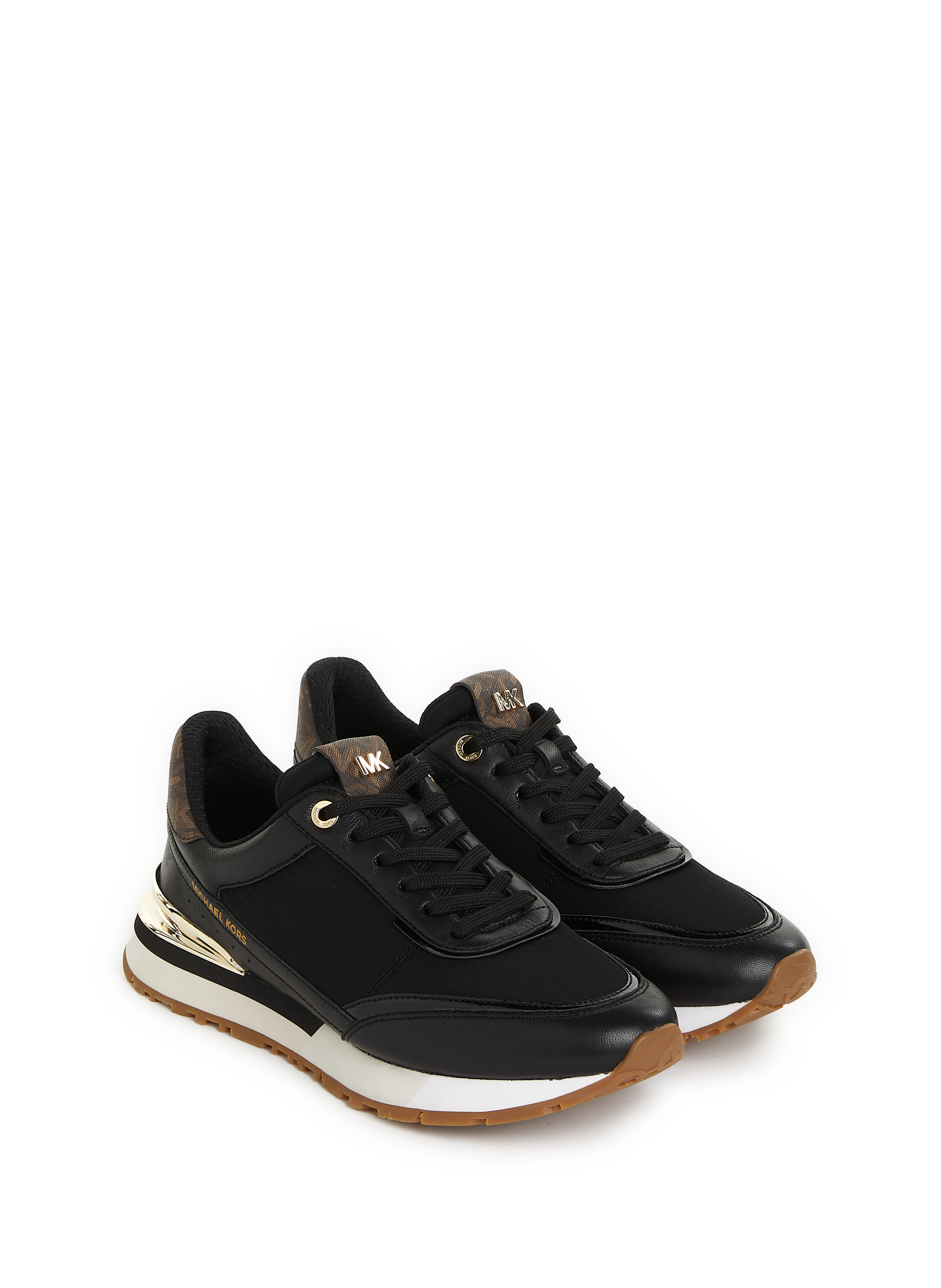 Baskets Nova Trainer en cuir Noir