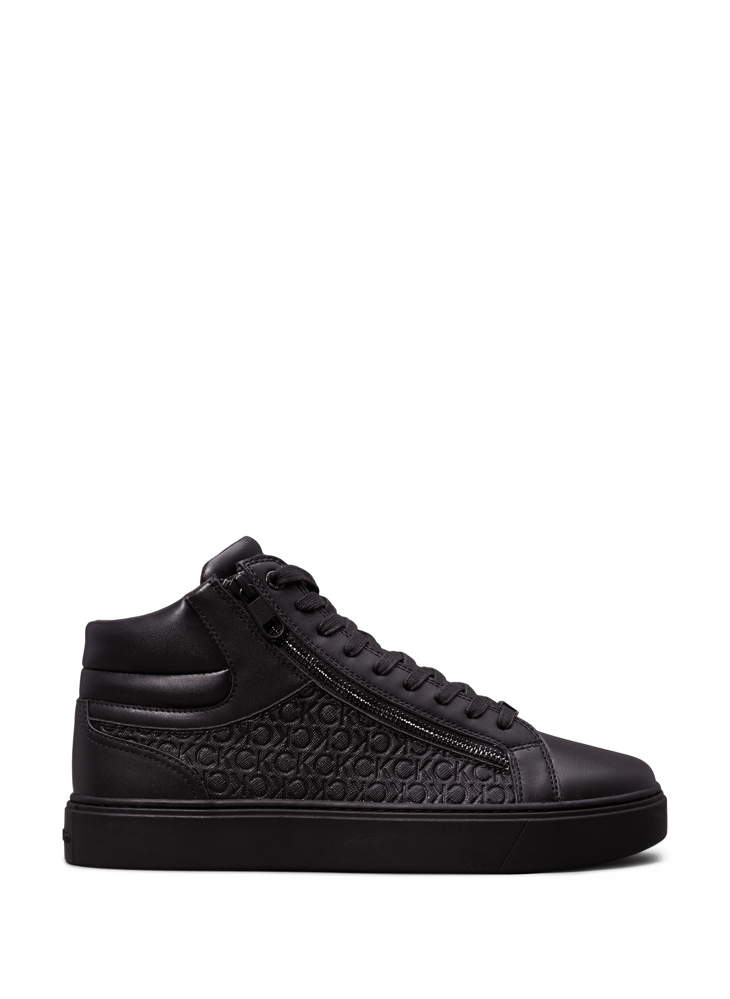 calvin klein black high tops