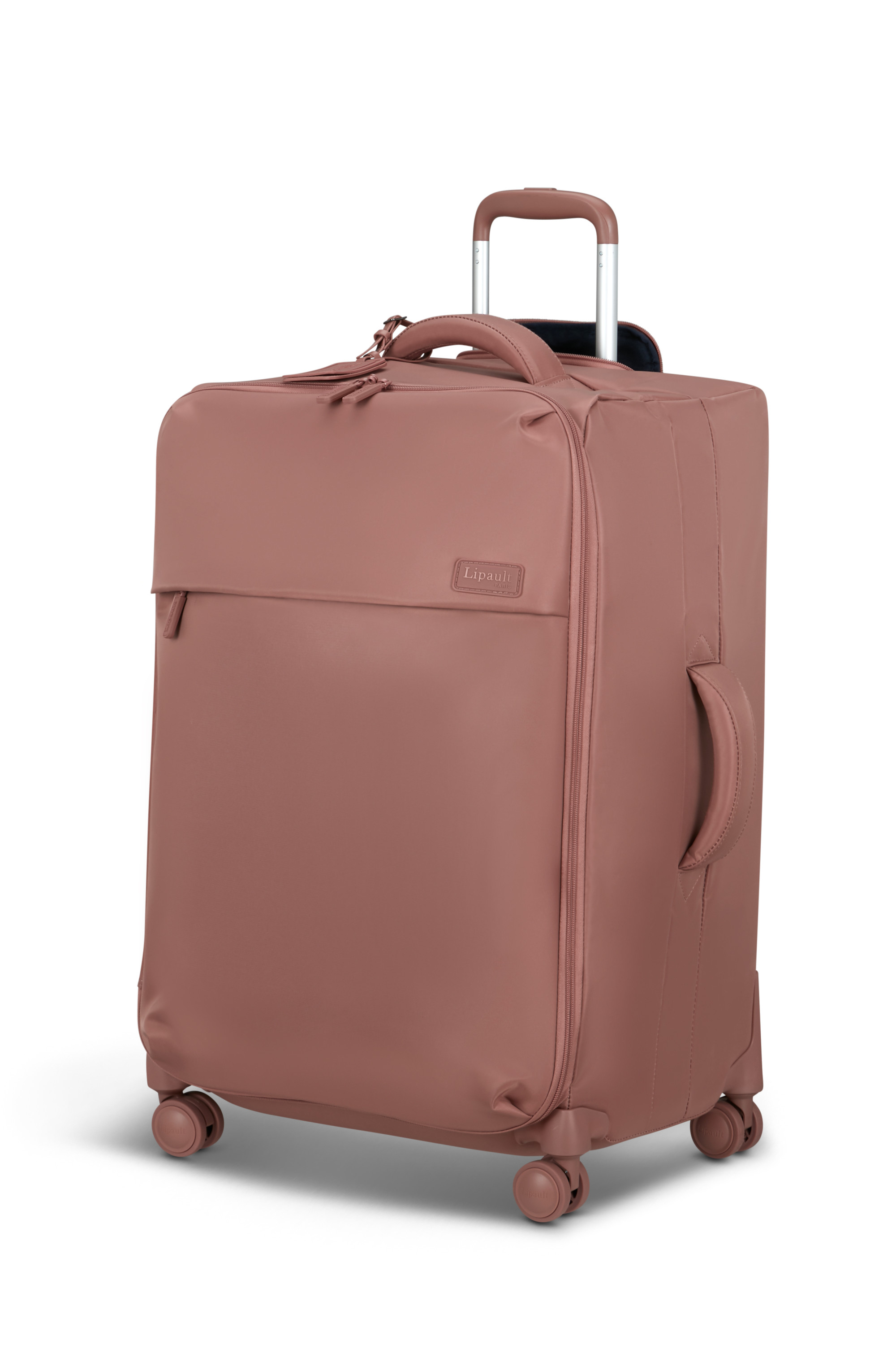 Plume valise 4 roues taille l LIPAULT PARIS Rose
