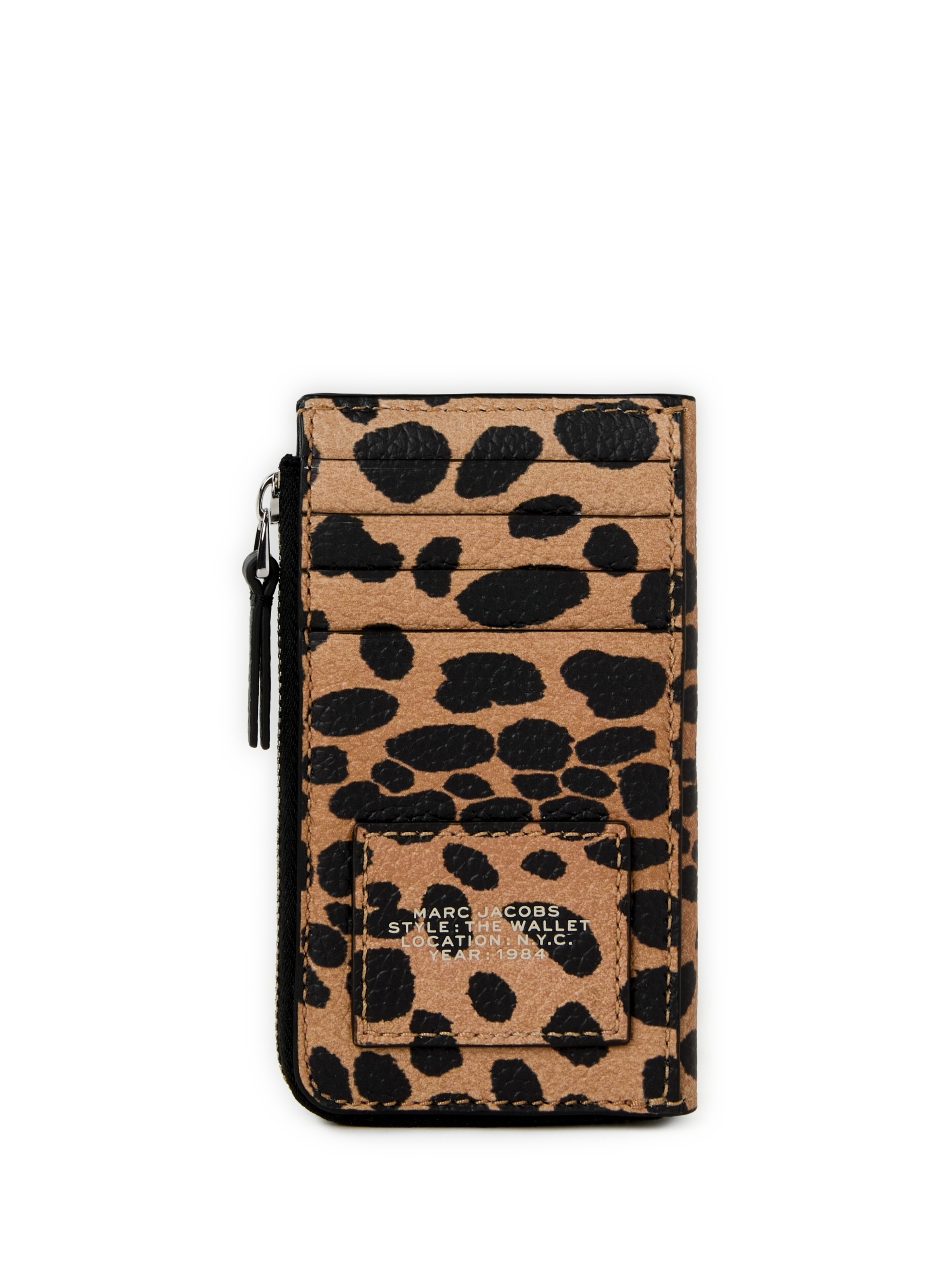 Portefeuille The Cheetah Top Zip Multi Wallet MARC JACOBS Noir