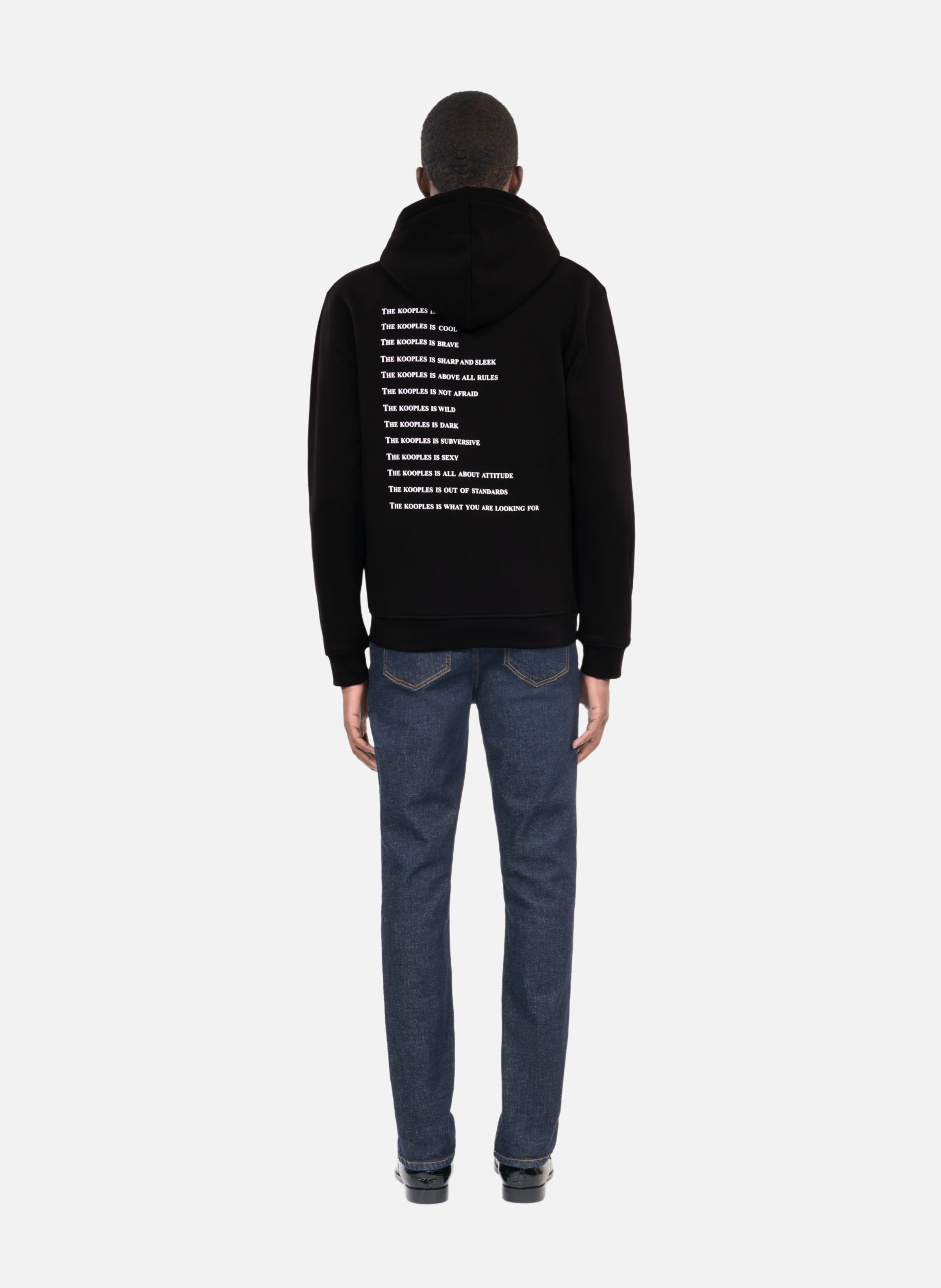 Sweatshirt à capuche what is zippé THE KOOPLES Noir