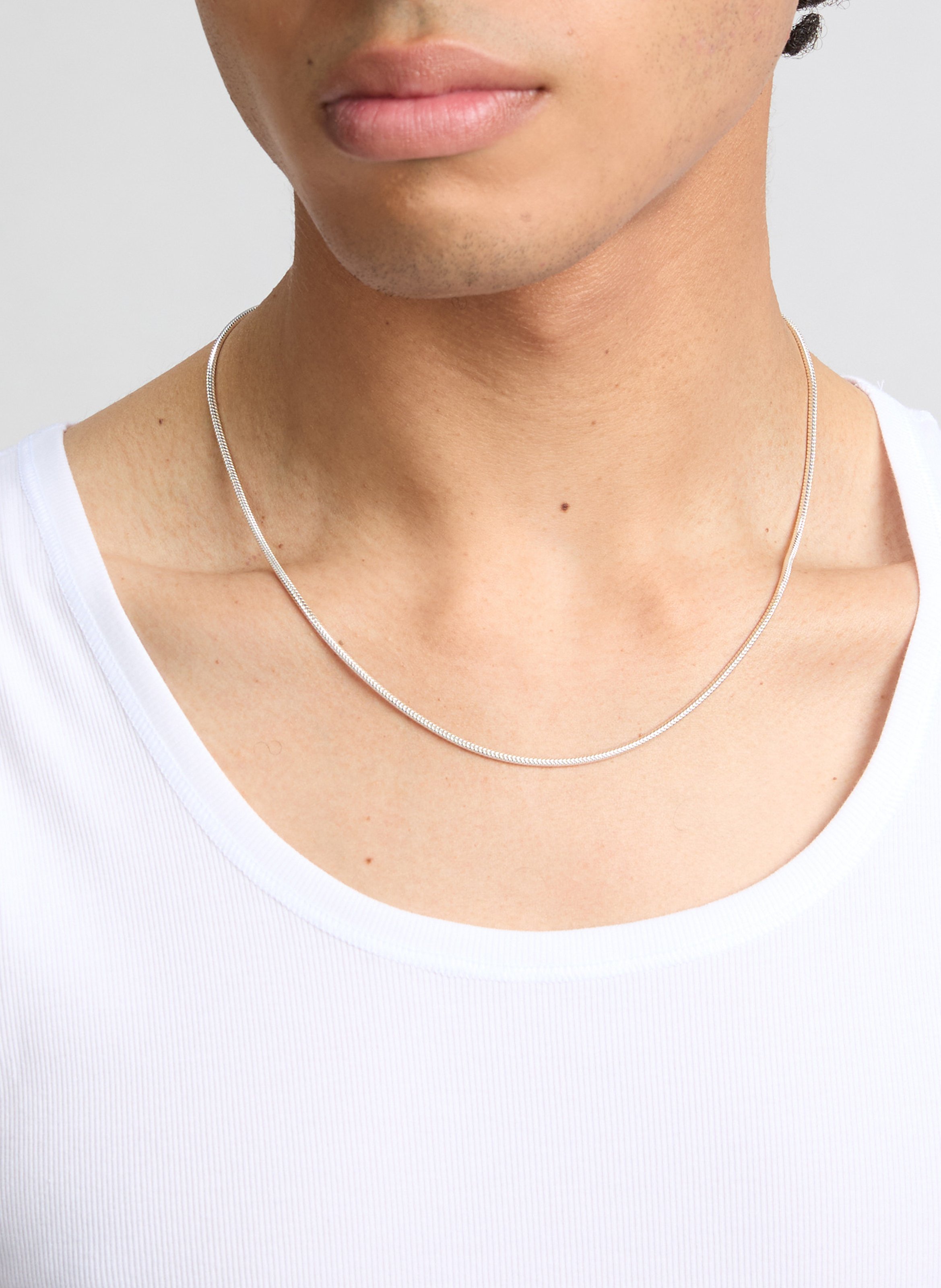 Collier Icon Clasp  TWO JEYS Argent