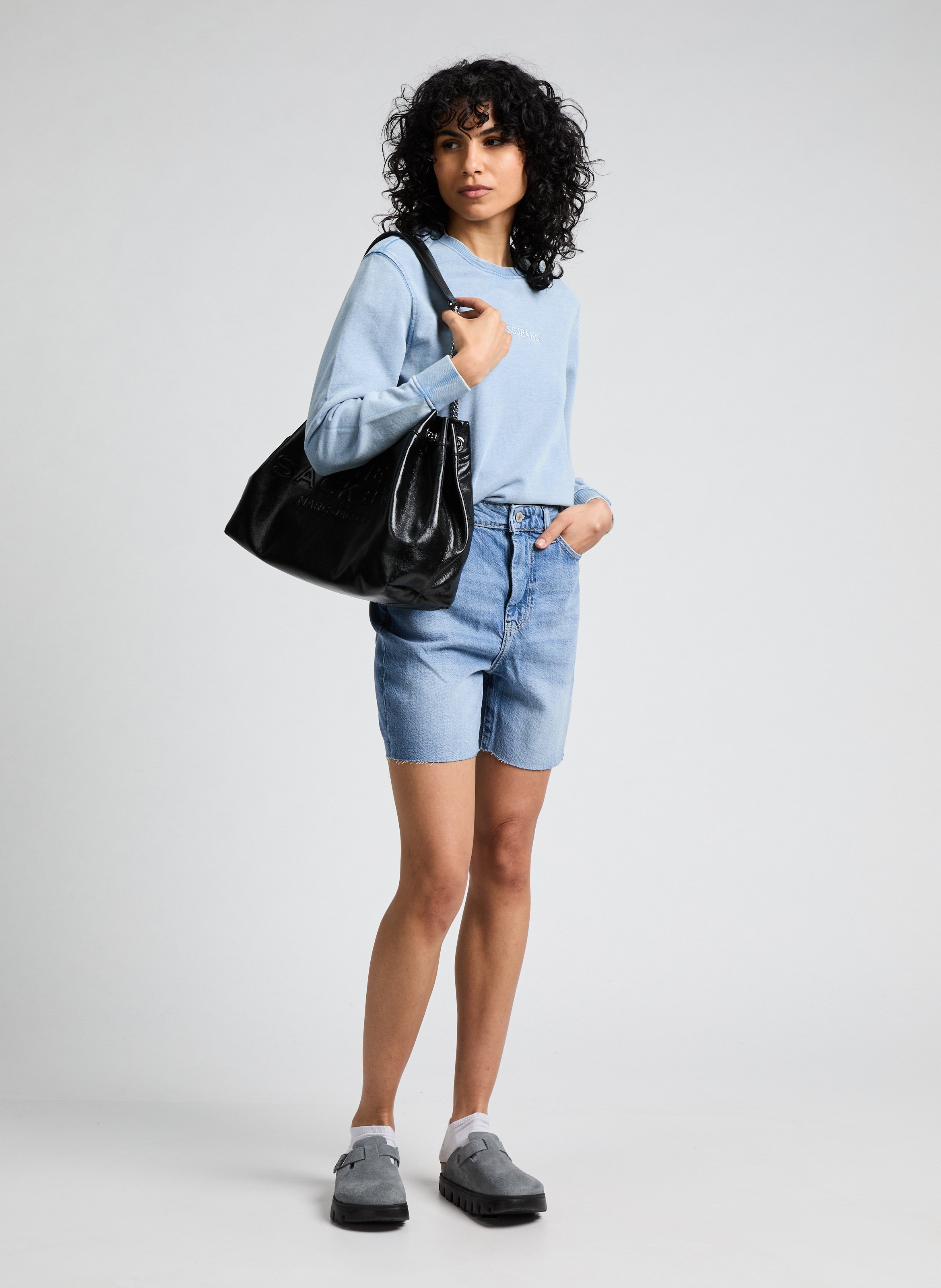 Sac cabas The Large Chain Sack  MARC JACOBS Noir