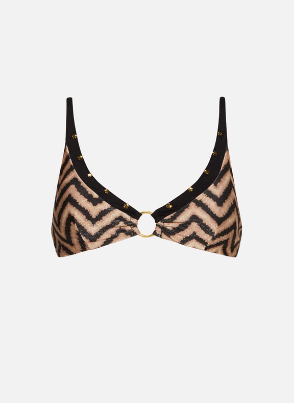 Haut de maillot imprimé Noir by BANANA MOON BANANA MOON Haut de maillot imprimé Noir