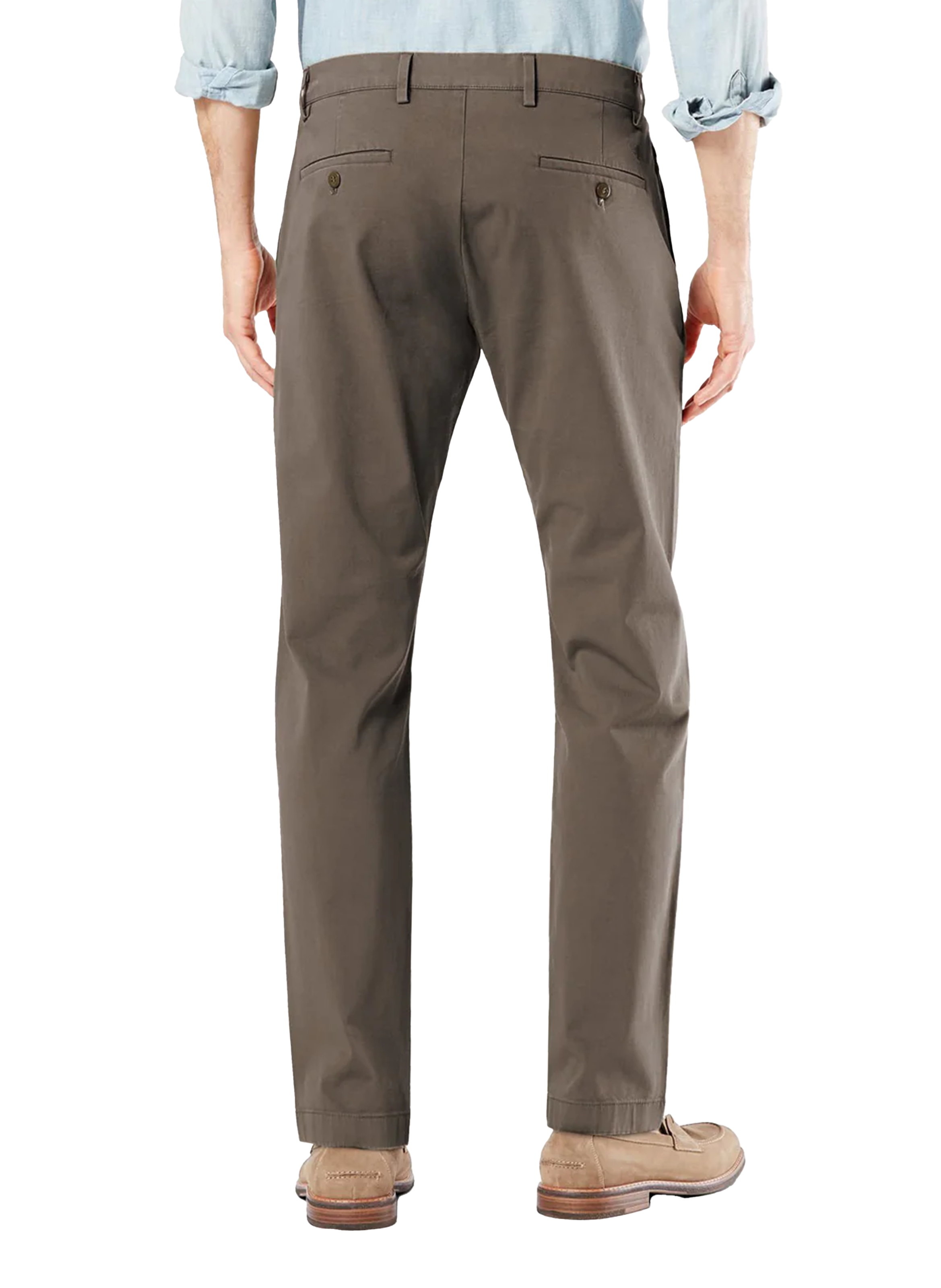 Pantalon slim tapered DOCKERS Marron