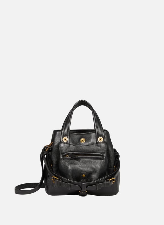 Sac à main Billy Nano en cuir d'agneau Noir by JÉRÔME DREYFUSS JÉRÔME DREYFUSS Sac à main Billy Nano en cuir d'agneau Noir