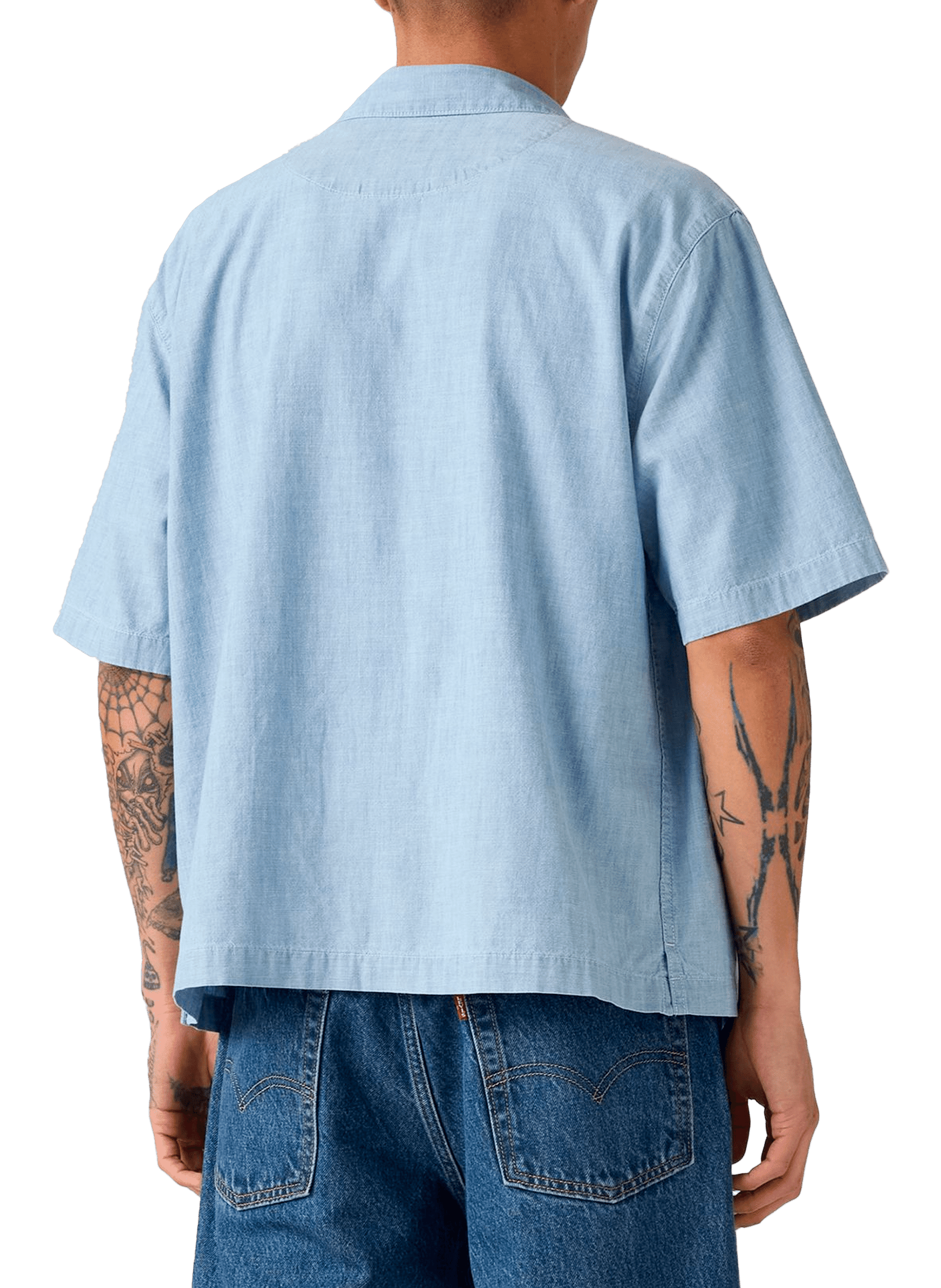 Short-Sleeve Cotton Shirt LEVI'S Blue