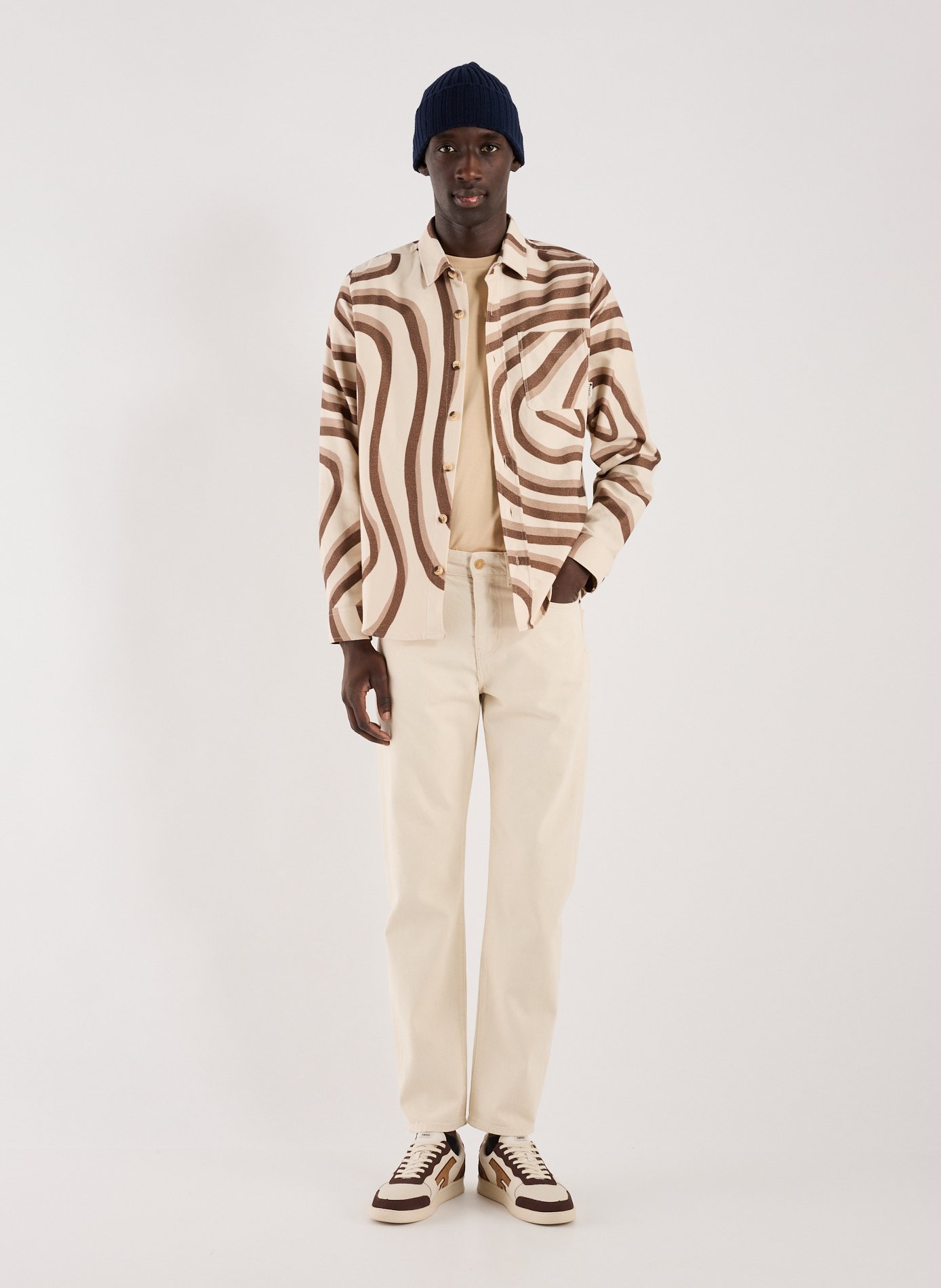 Merino wool beanie SAISON 1865 Blue