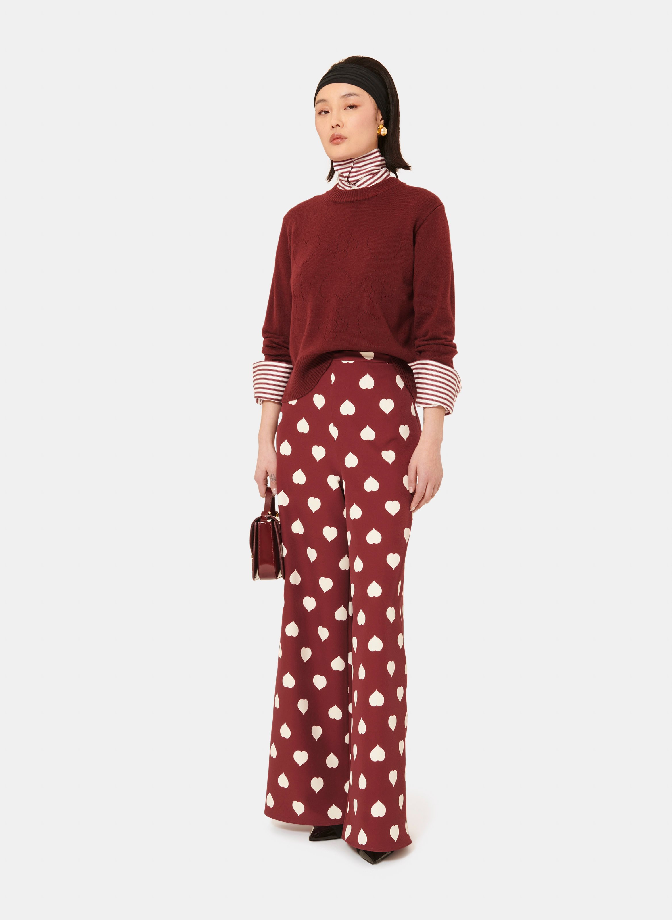 Pull preppy TARA JARMON Violet