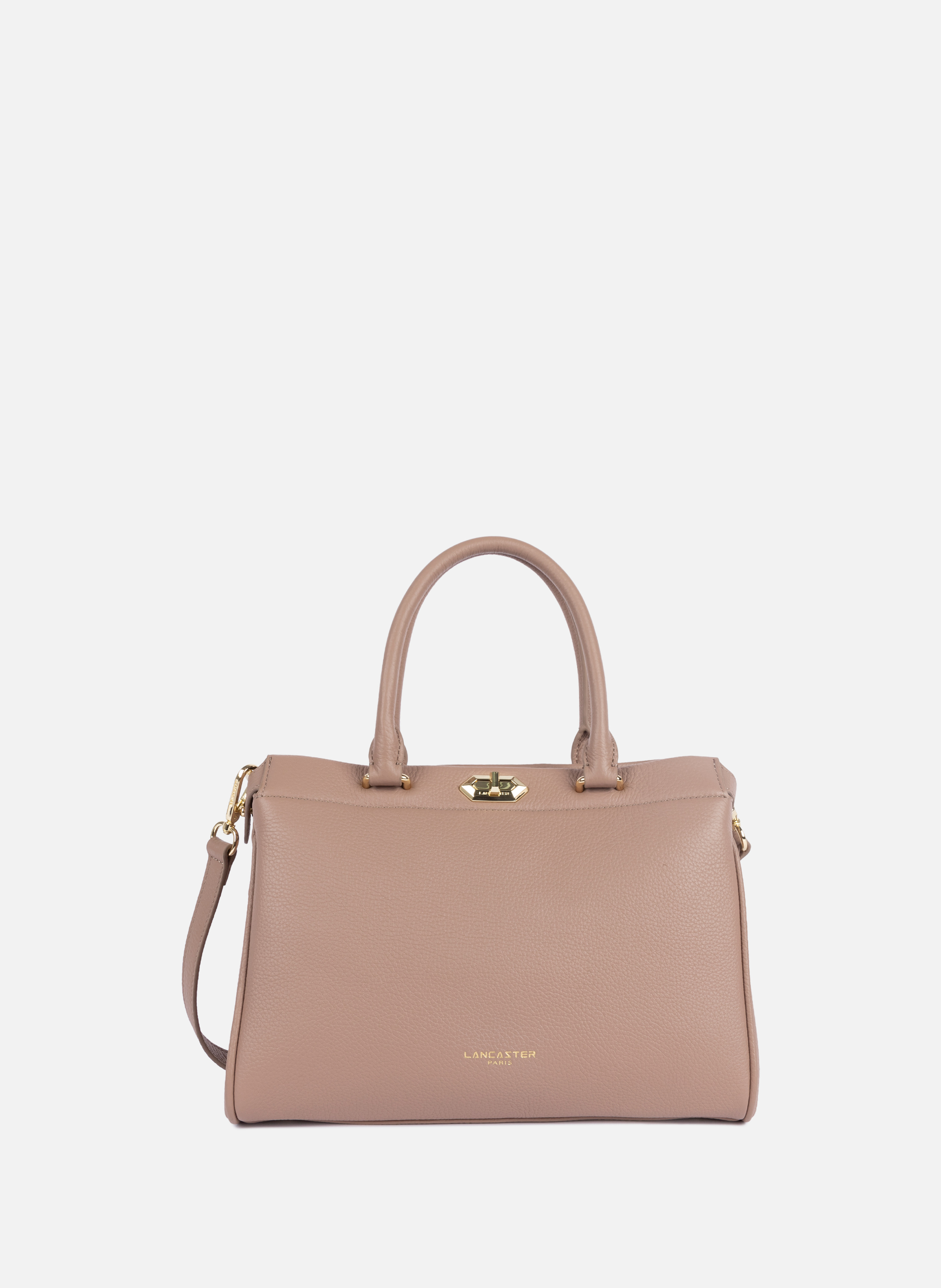 LANCASTER Sac cabas main - mademoiselle romy Beige