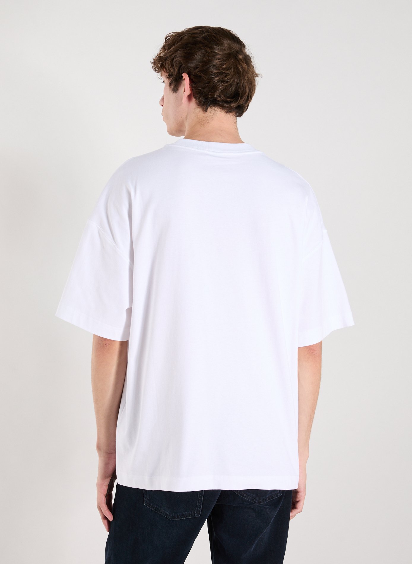 Oversized round neck cotton t-shirt CARHARTT WIP White