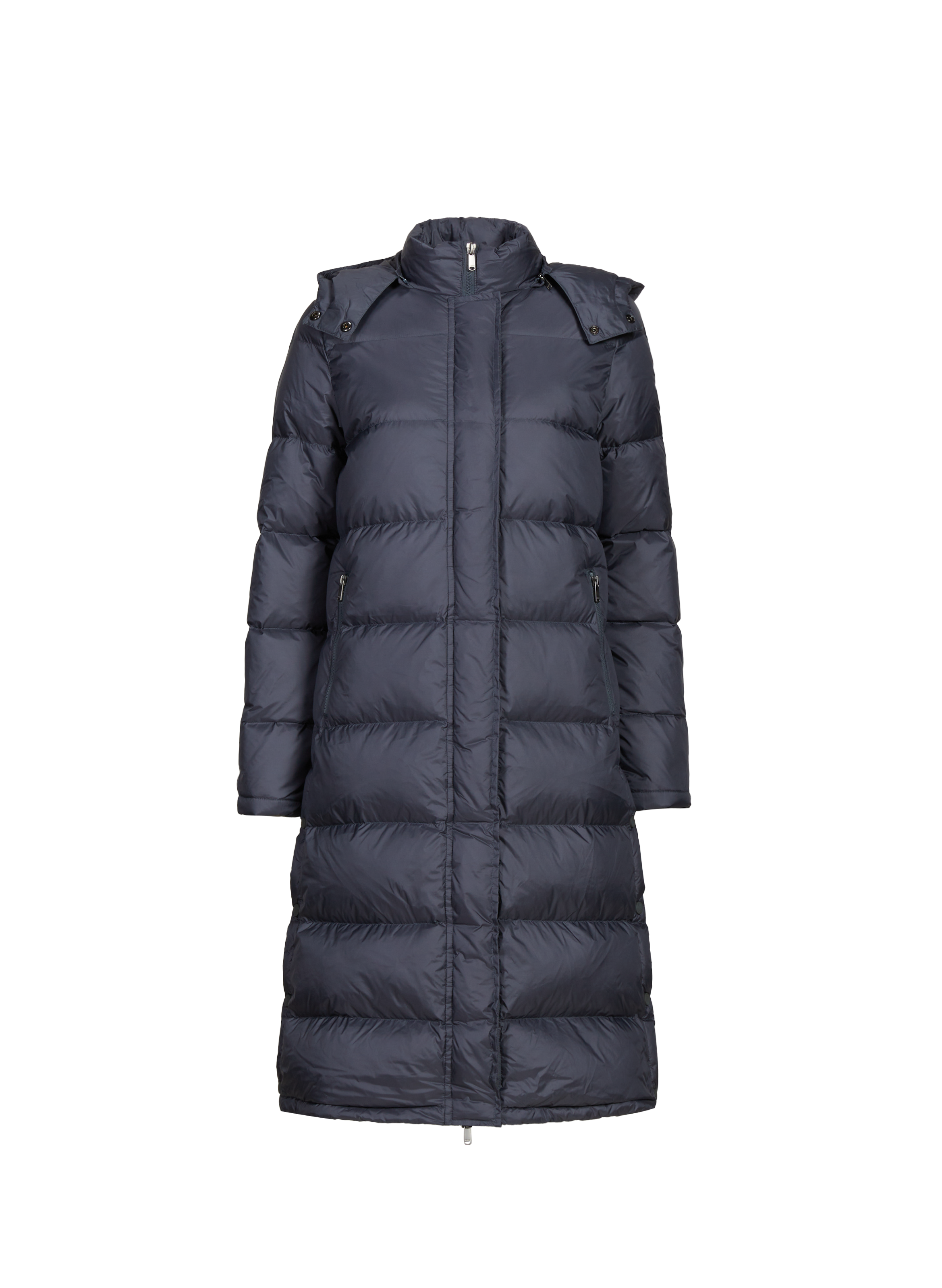 JOTT Veste matelassée longue à col montant Bleu