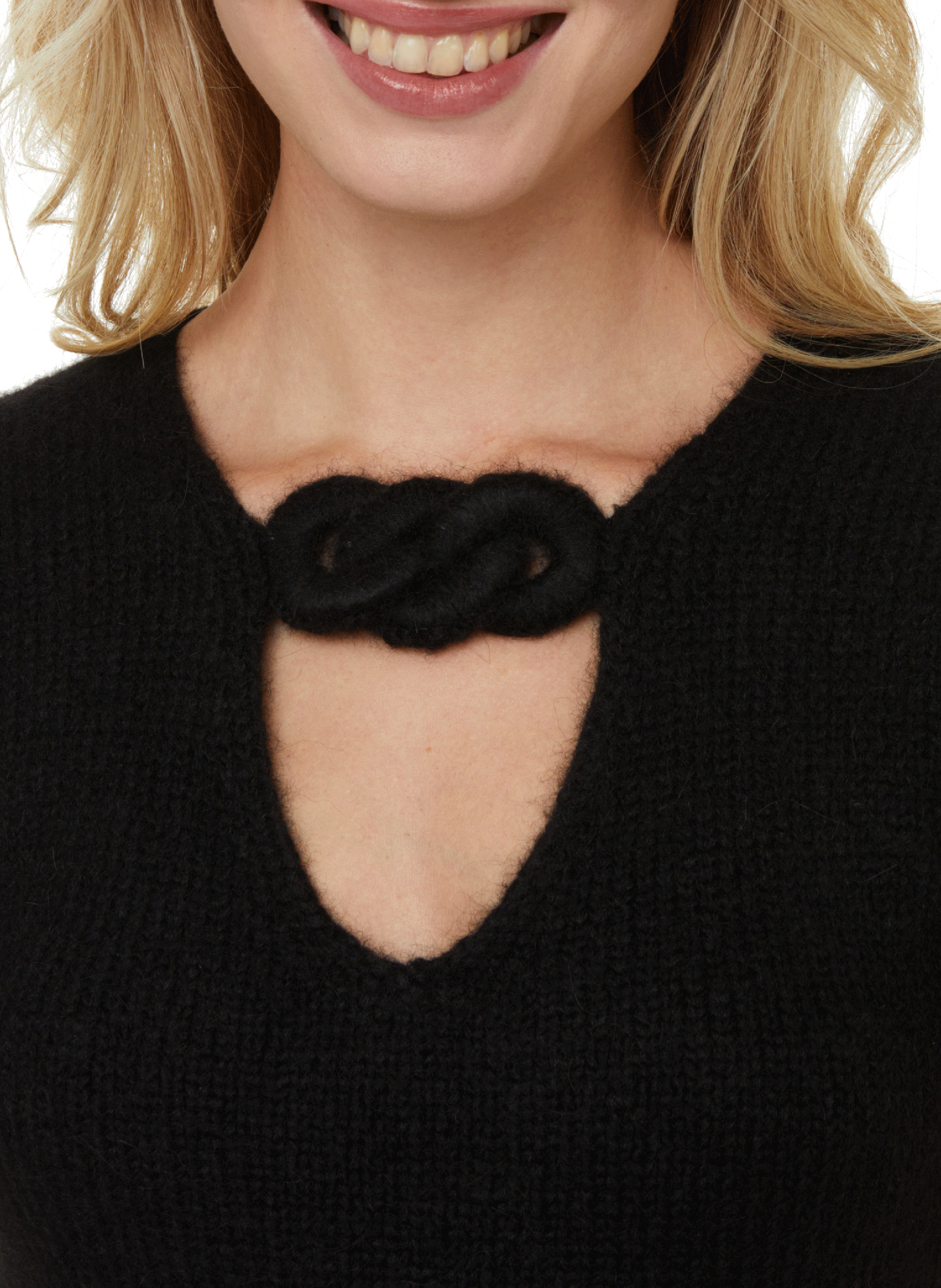 Alpaca-blend mini dress ALEXANDER WANG Black