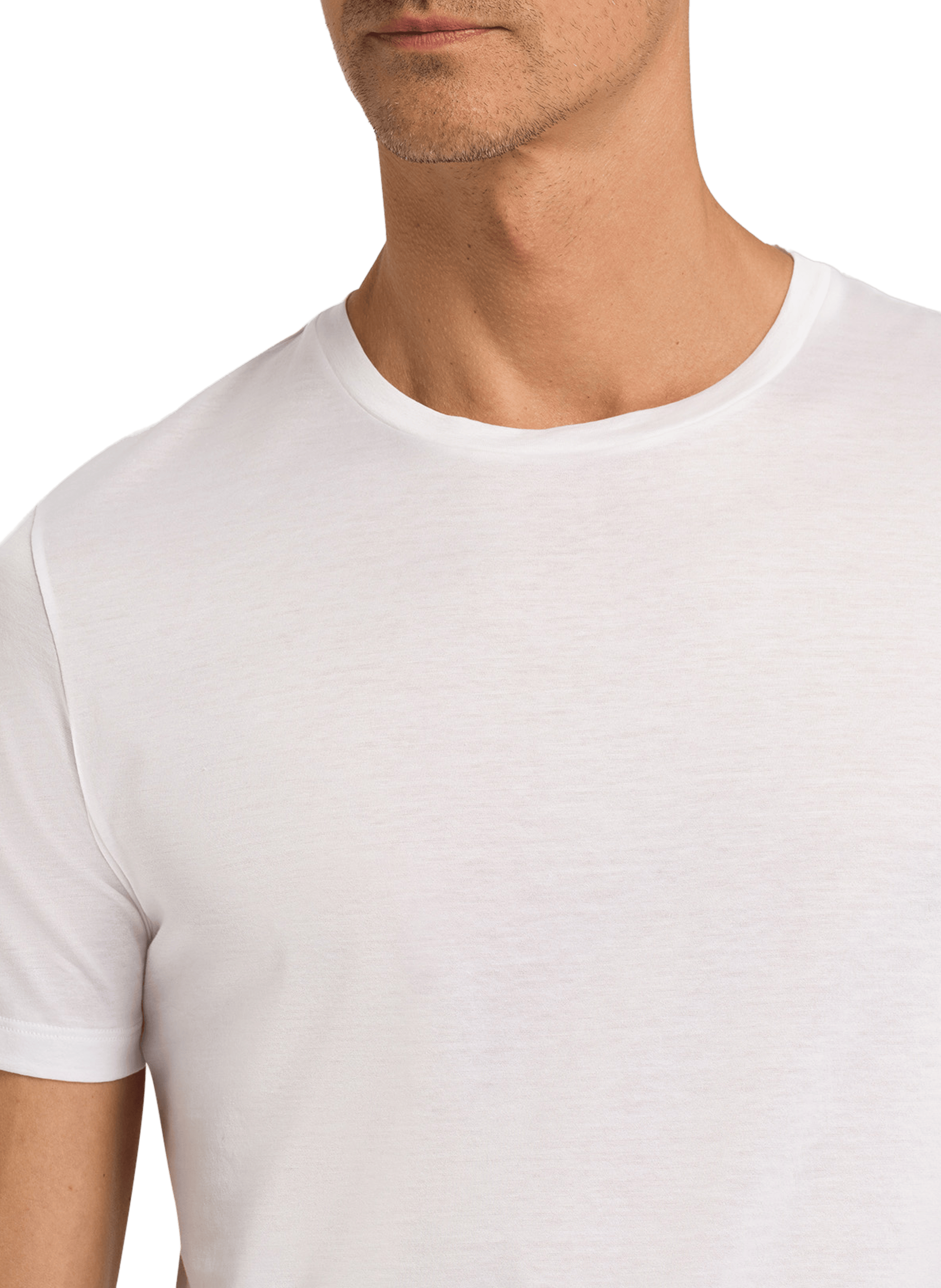 Cotton T-shirt HANRO White