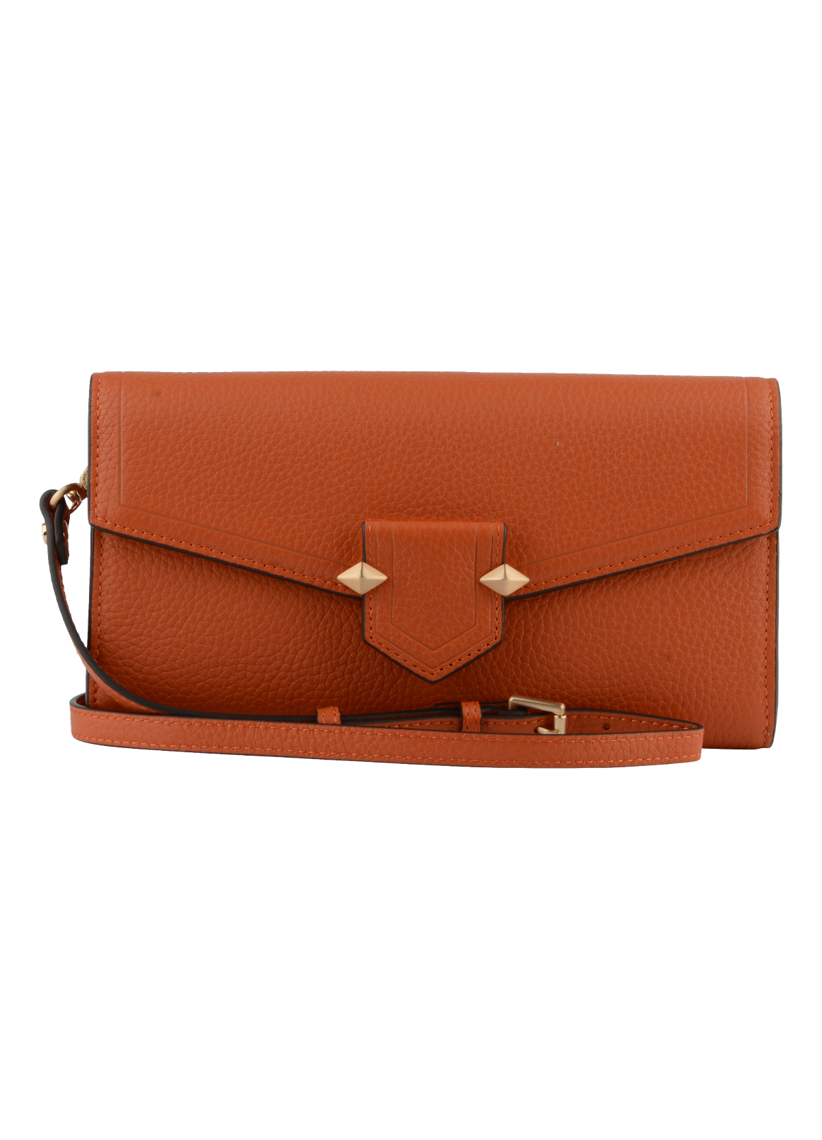 Sèvres | pochette en cuir de vachette Orange