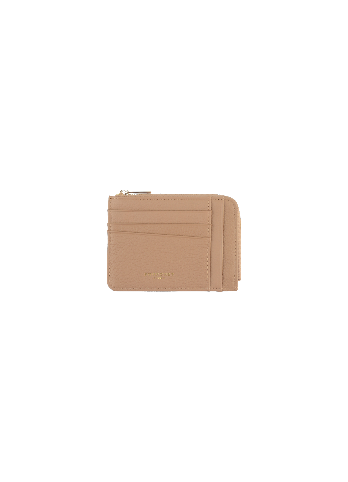 Club  porte monnaie/carte plat beige  Mastic