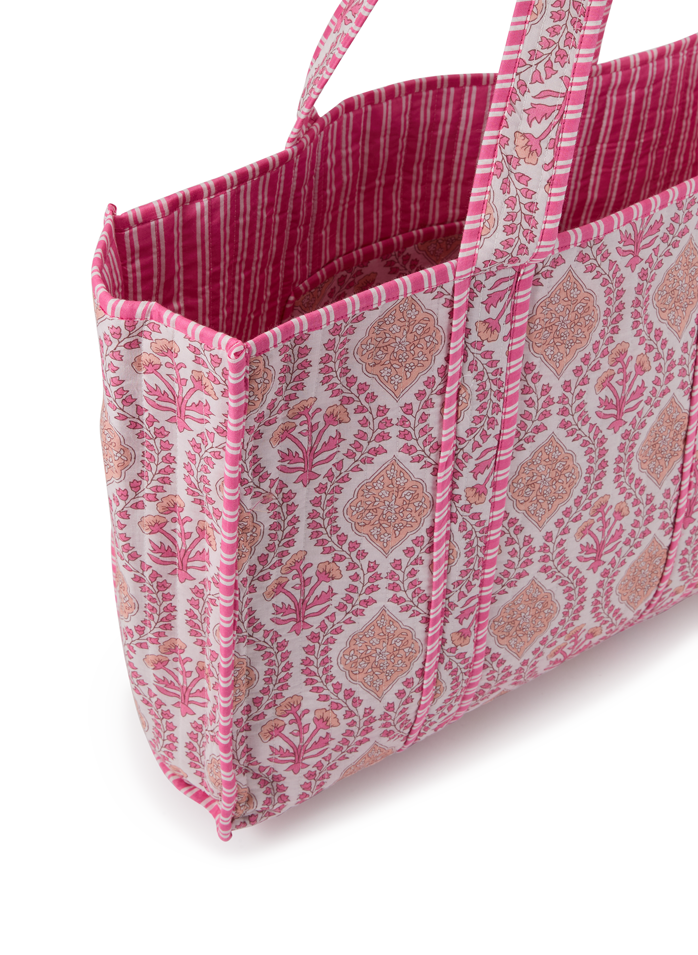 Sac cabas à motif  Rose