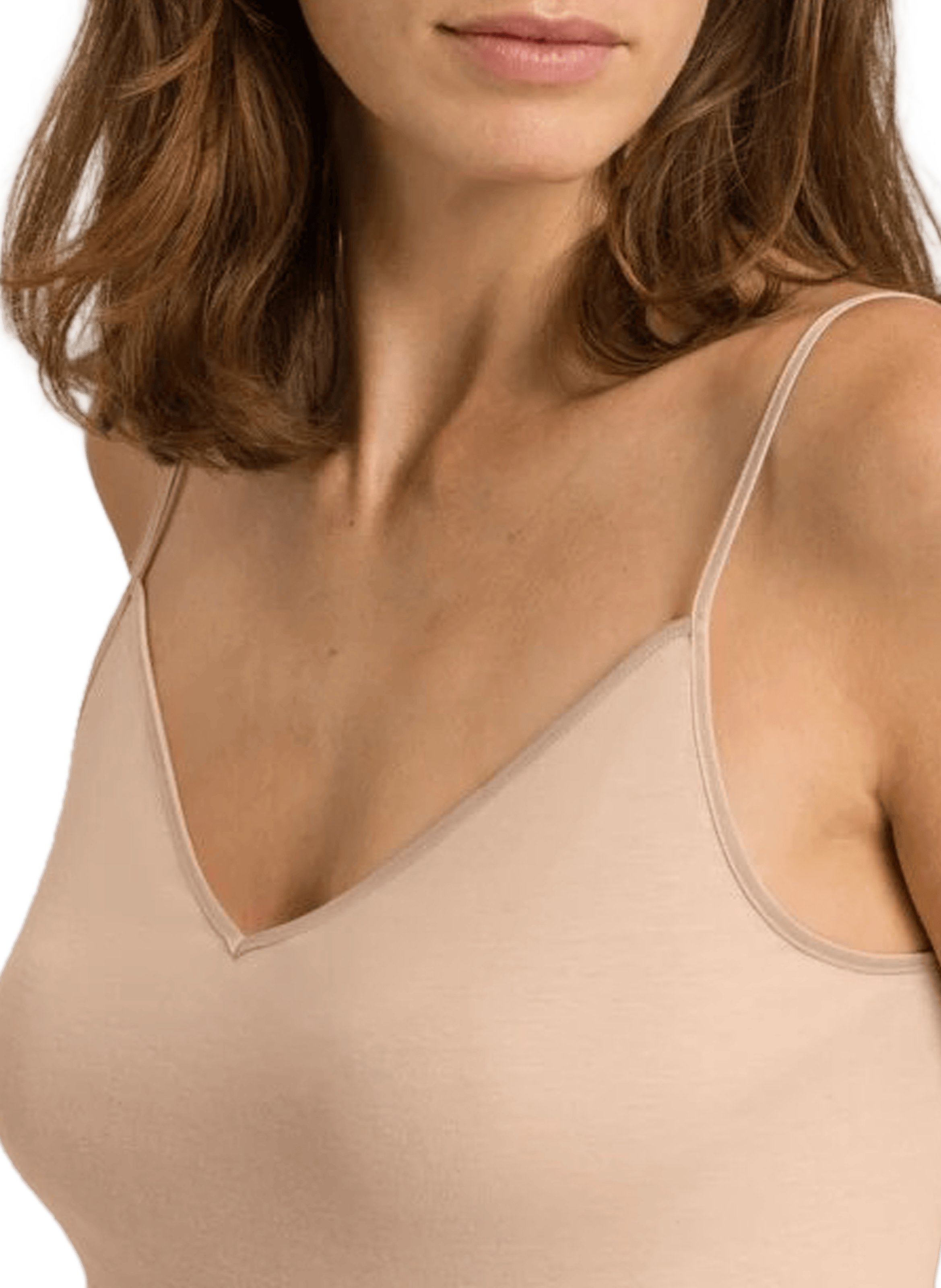 Soutien gorge en dentelle HANRO Beige