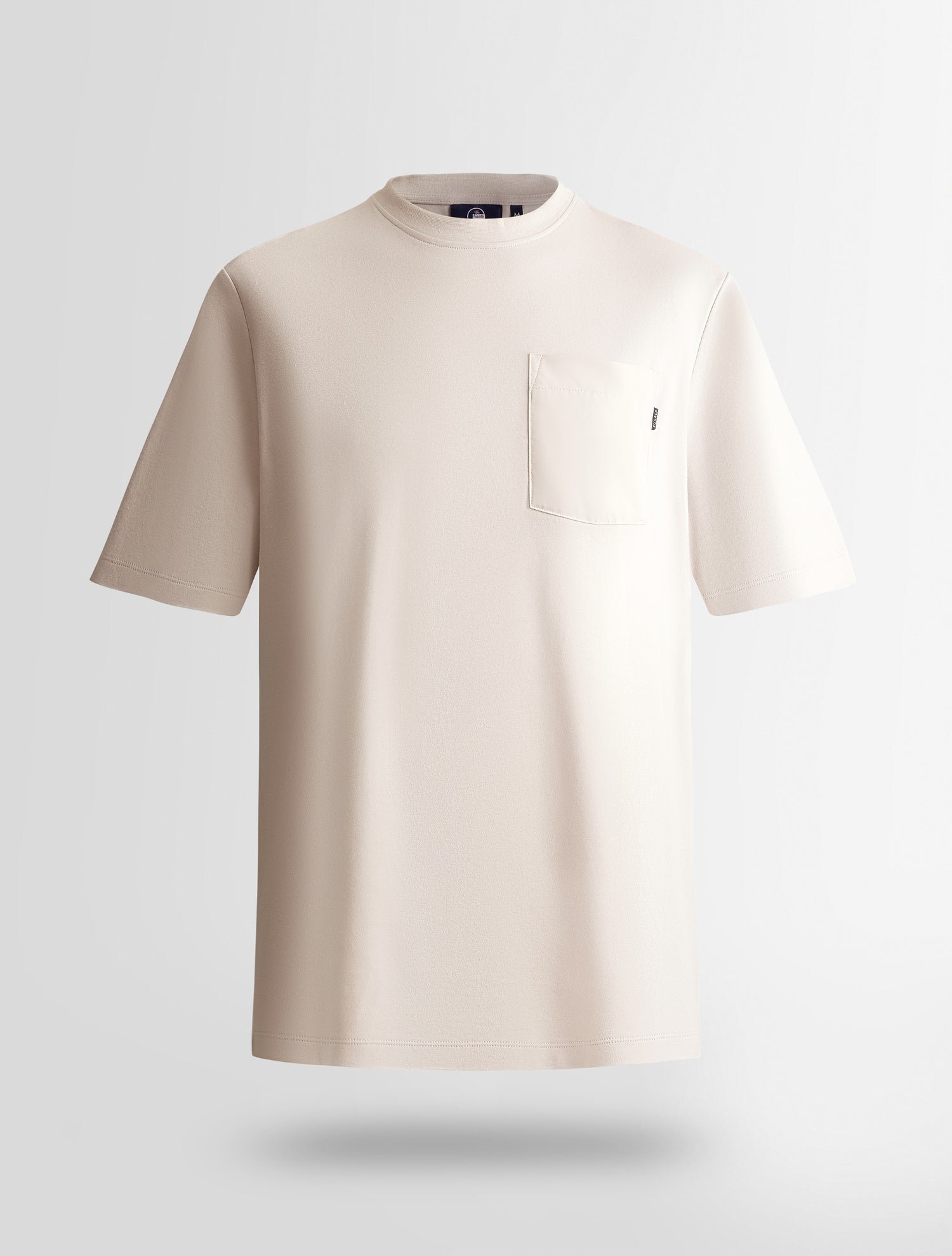 T-shirt manches courtes tylerr col rond coupe regular FUSALP Blanc