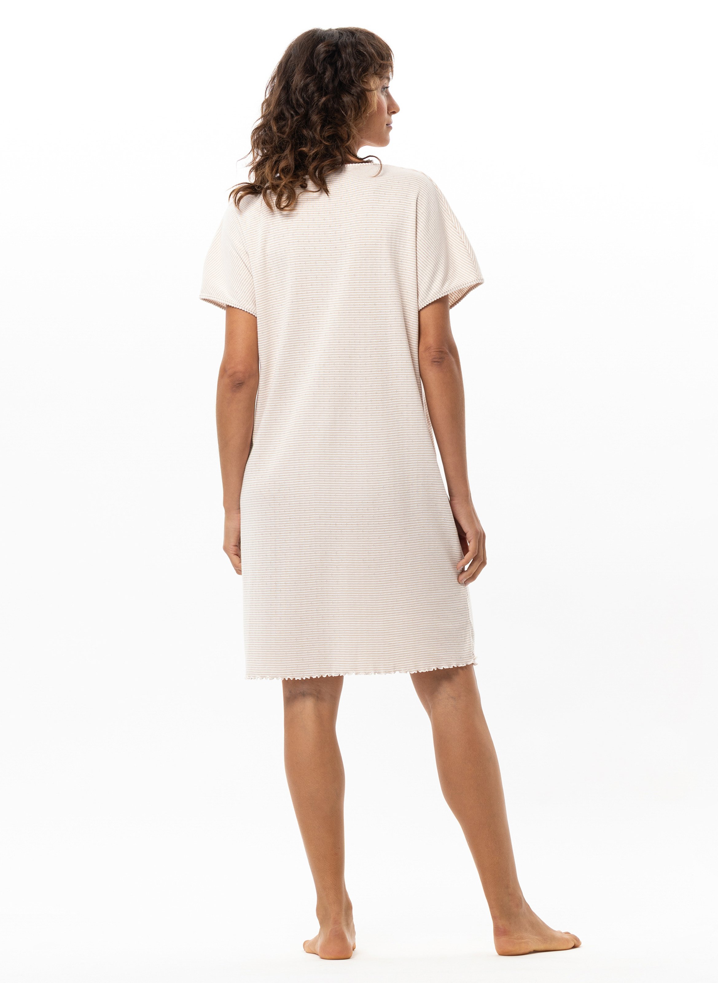 Chemise de nuit en coton matcha 201 LE CHAT Multicolore